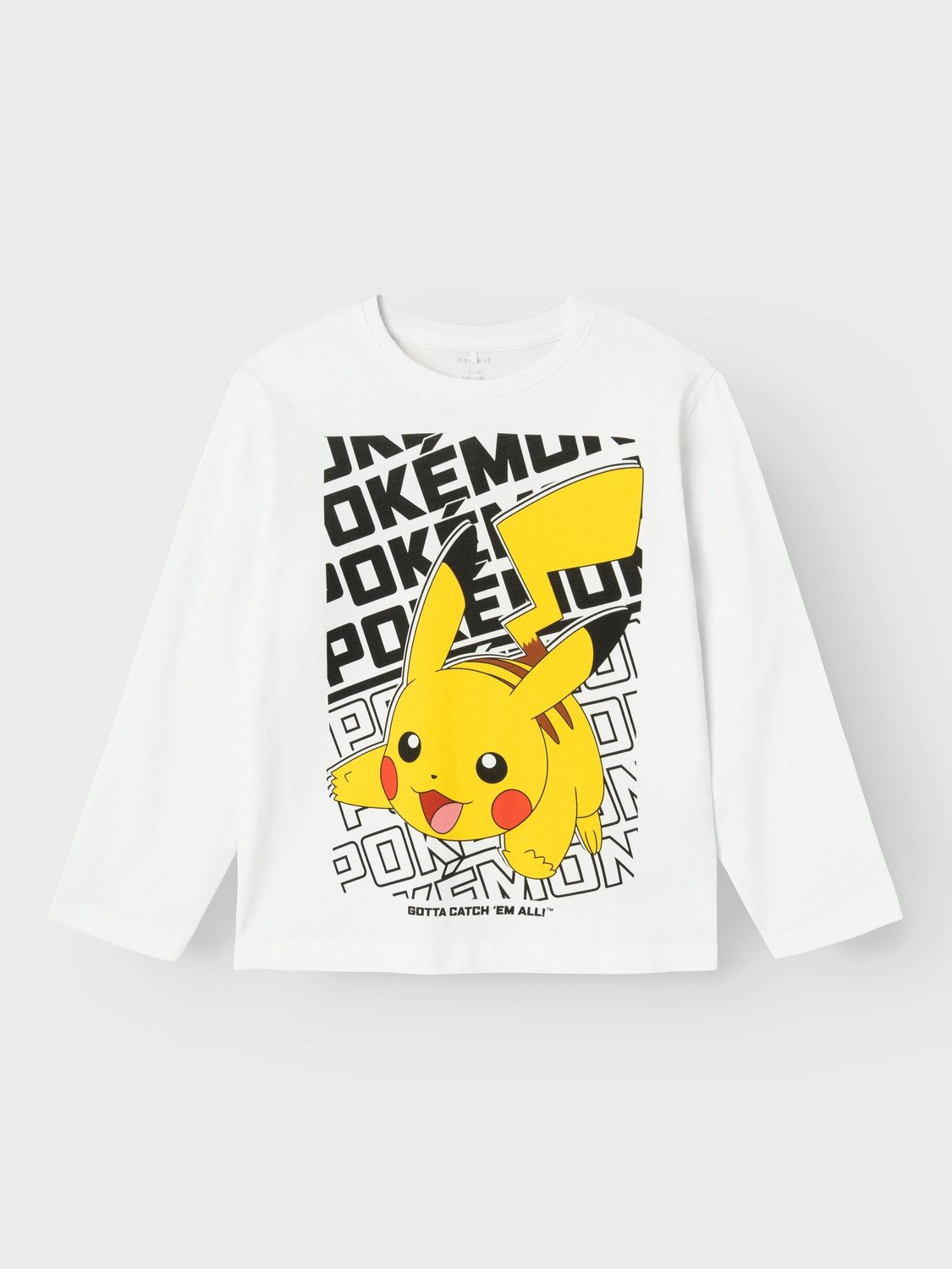 Name It Shirt met lange mouwen NKMAMAS POKEMON LS NREG TOP BOX NOOS SKY