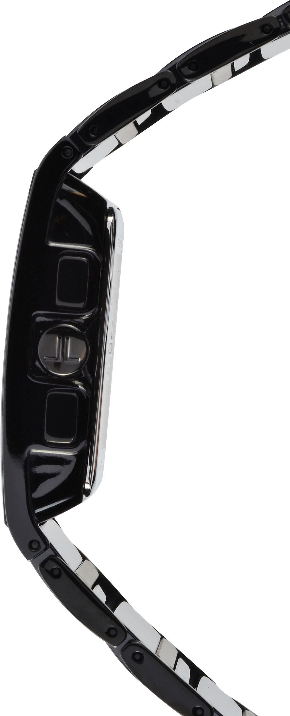Jacques Lemans Chronograaf Dublin Quartz horloge, armbanduhr, dameshorloge, herenhorloge, keramiek, stopfunctie