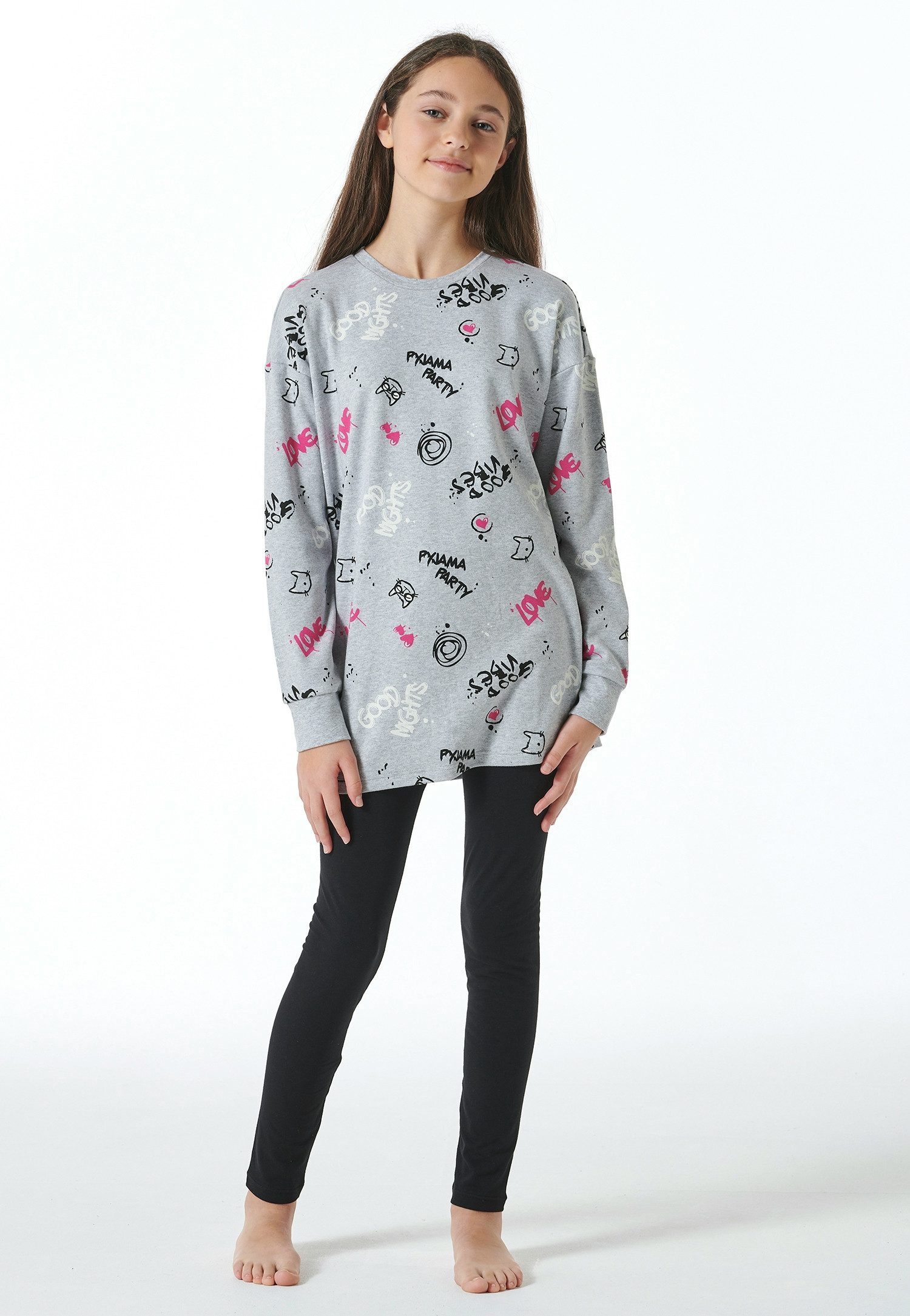 Schiesser Pyjama met coole print-bovenstuk (2-delig)