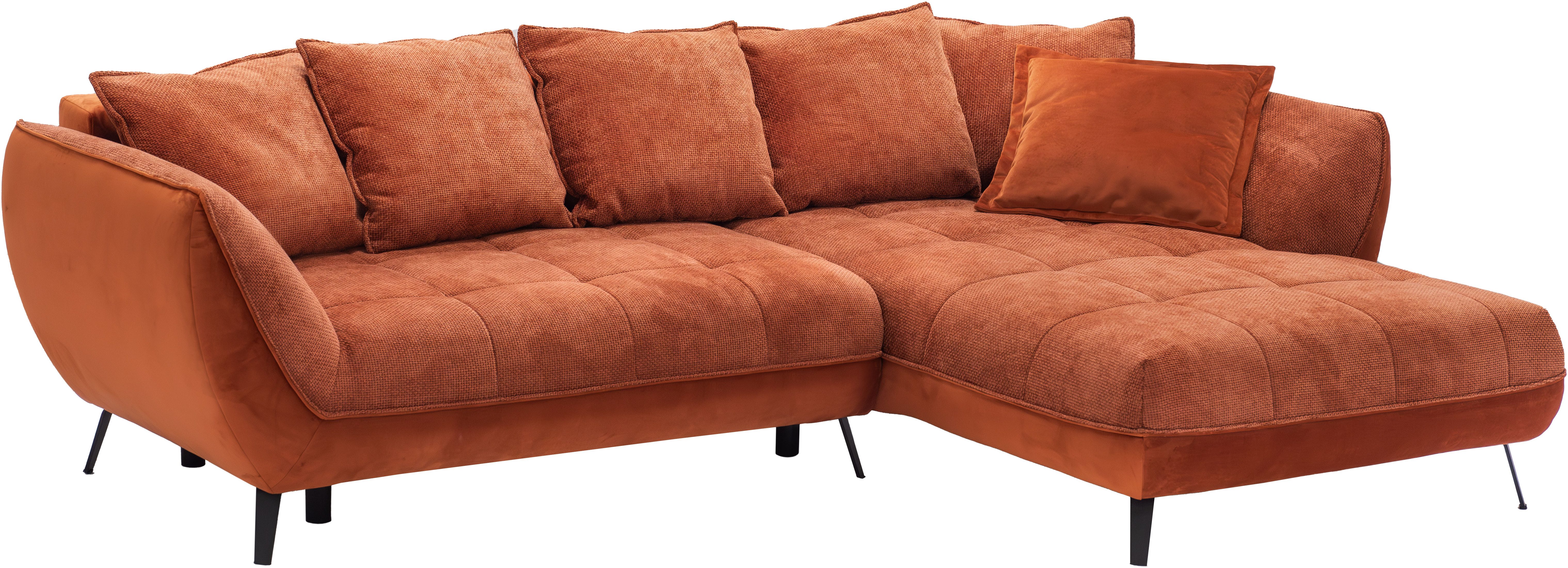 exxpo - sofa fashion Hoekbank Midway met eenvoudige Easy-Lift bedfunctie, comfortabel en modern