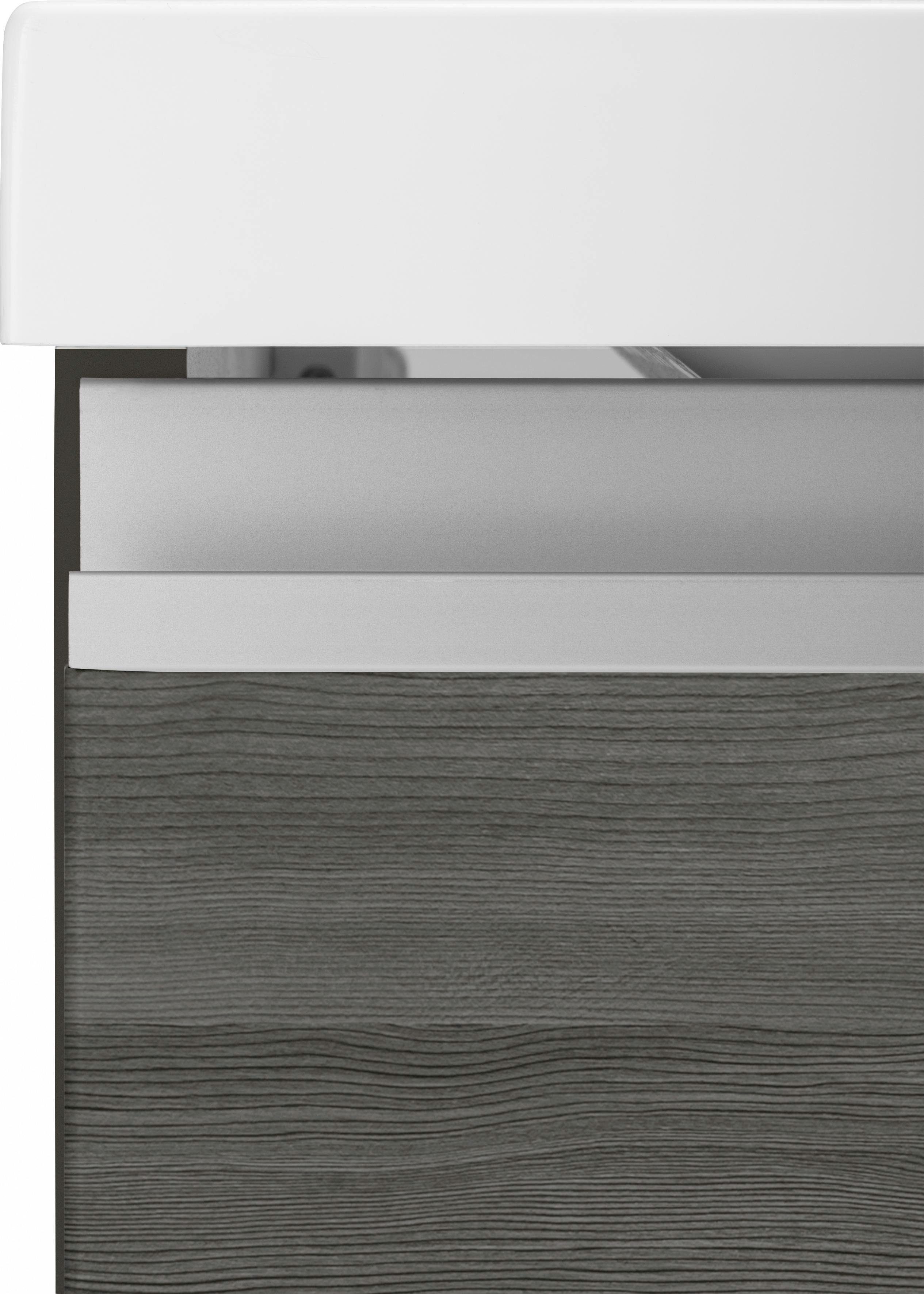 welltime Wastafelonderkast Ohio Badkamermeubel, wastafelonderkast inclusief wasbak, breedte 120 cm