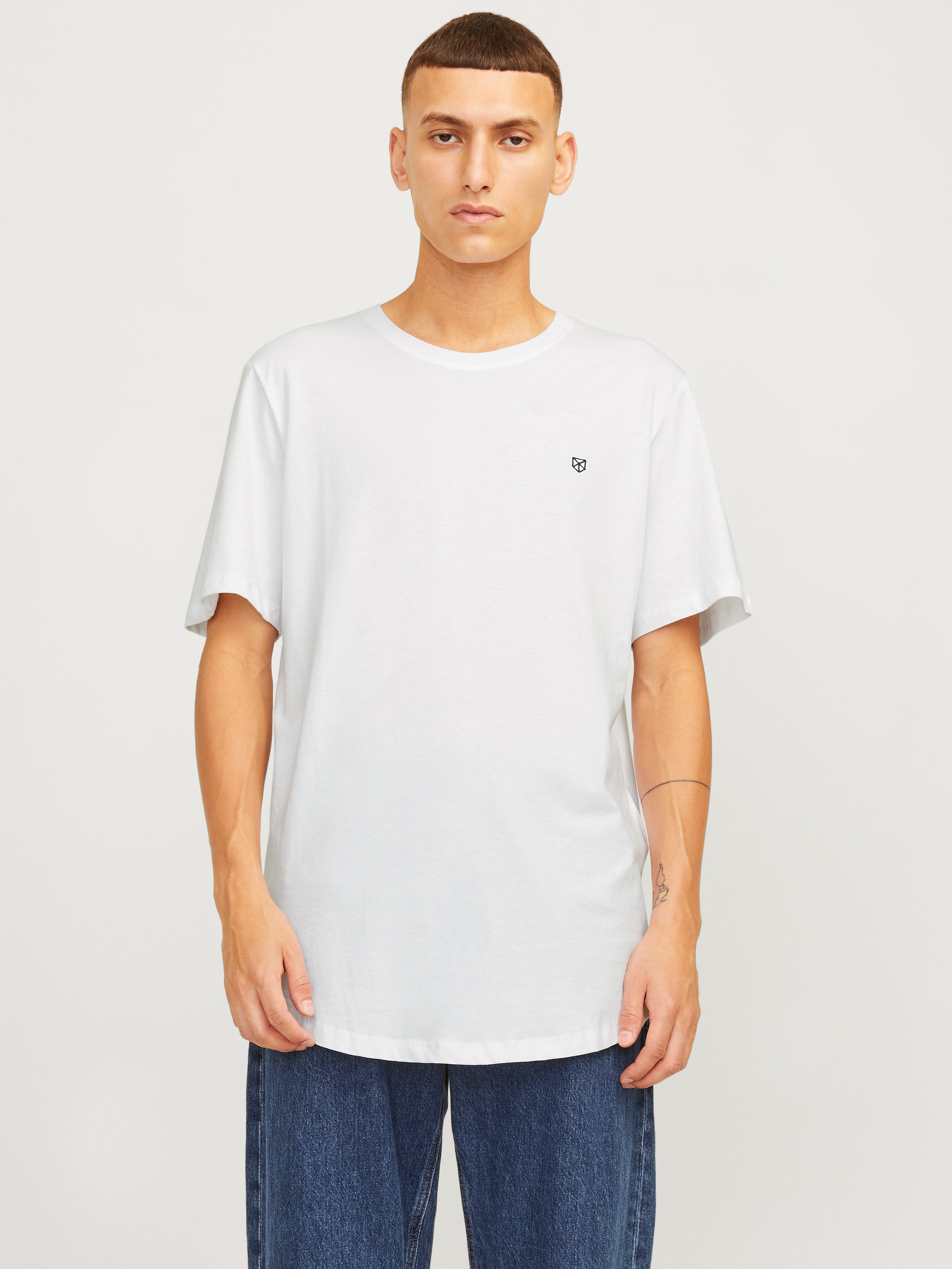 Jack & Jones Shirt met ronde hals JPRBLABRODY TEE SS CREW NECK 5PK MP (set 5-delig)