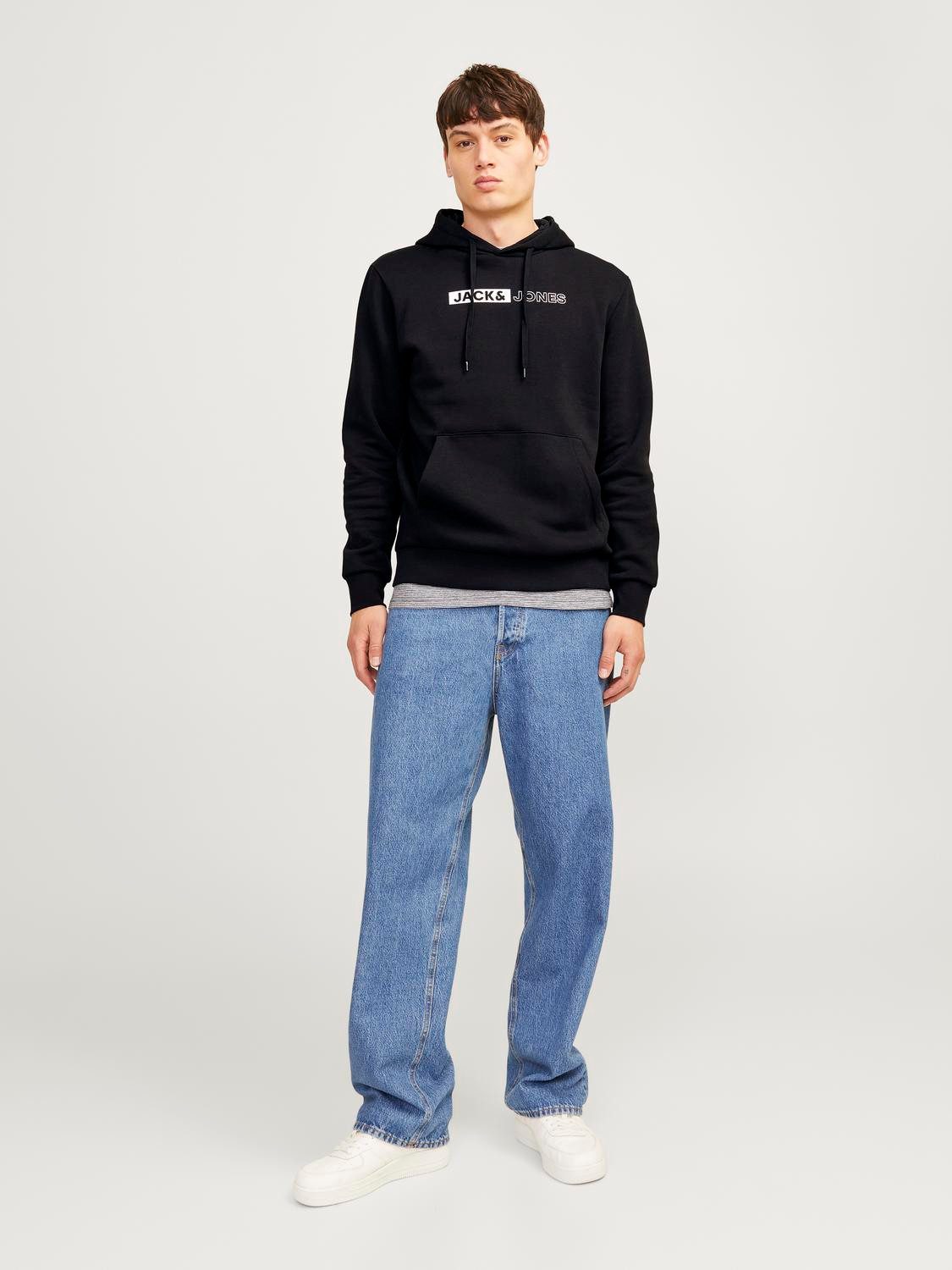 Jack & Jones Hoodie JJECORP LOGO SWEAT HOOD PLAY NOOS