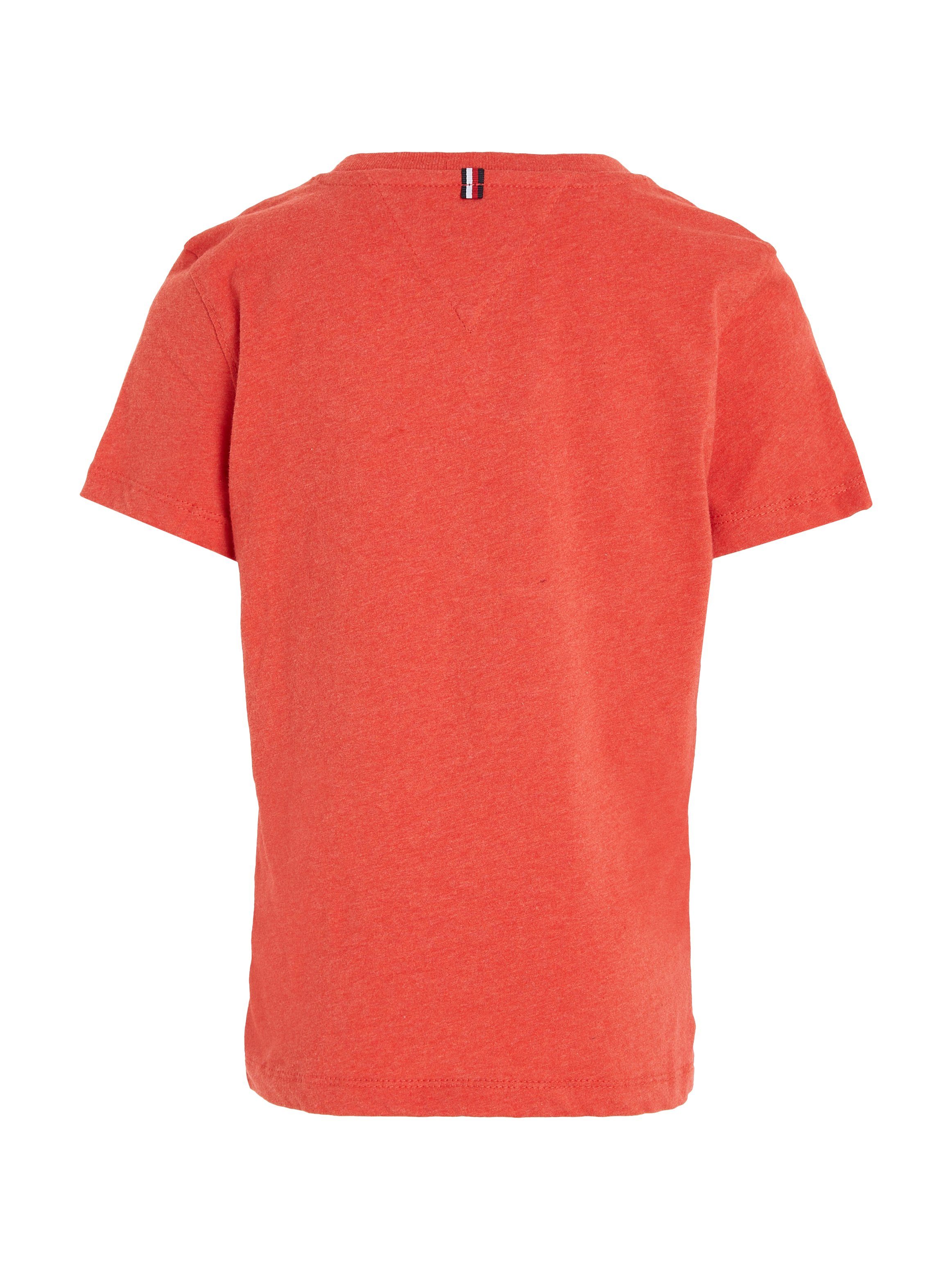 Tommy Hilfiger Shirt met ronde hals BOYS BASIC CN KNIT S/S met tommy hilfiger-merklabel