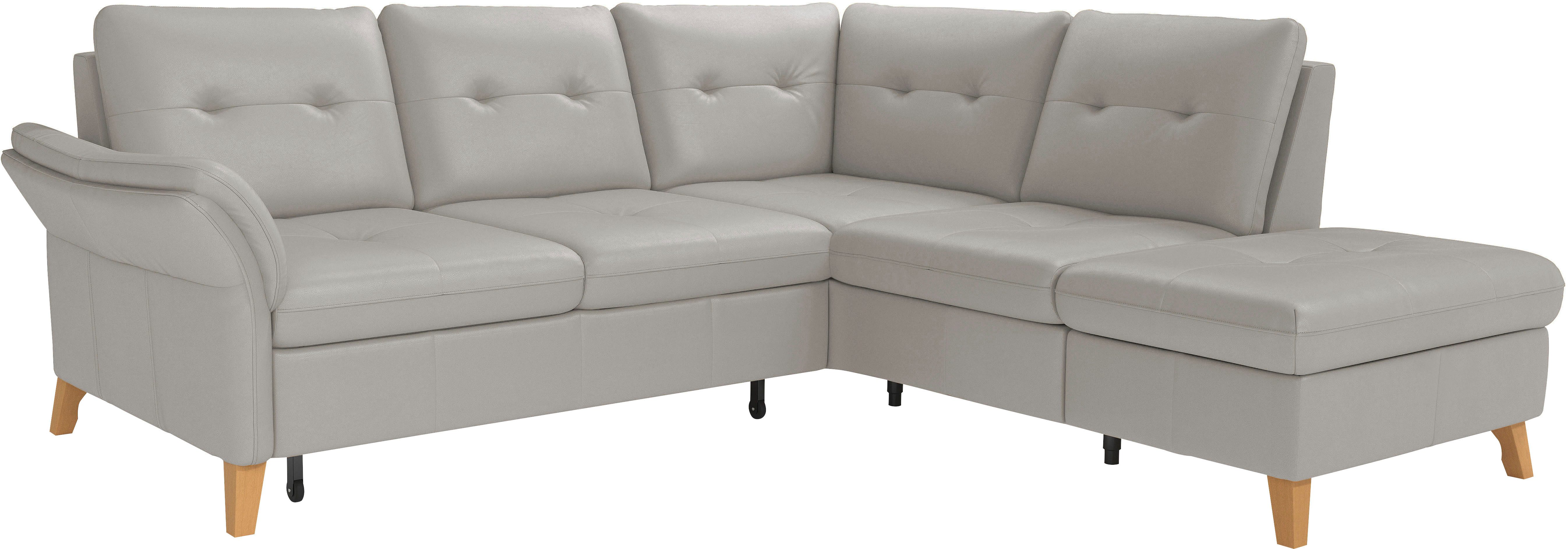sit&more Hoekbank Göteborg inclusief zitdiepteverstelling, optioneel met bedfunctie & bedlade