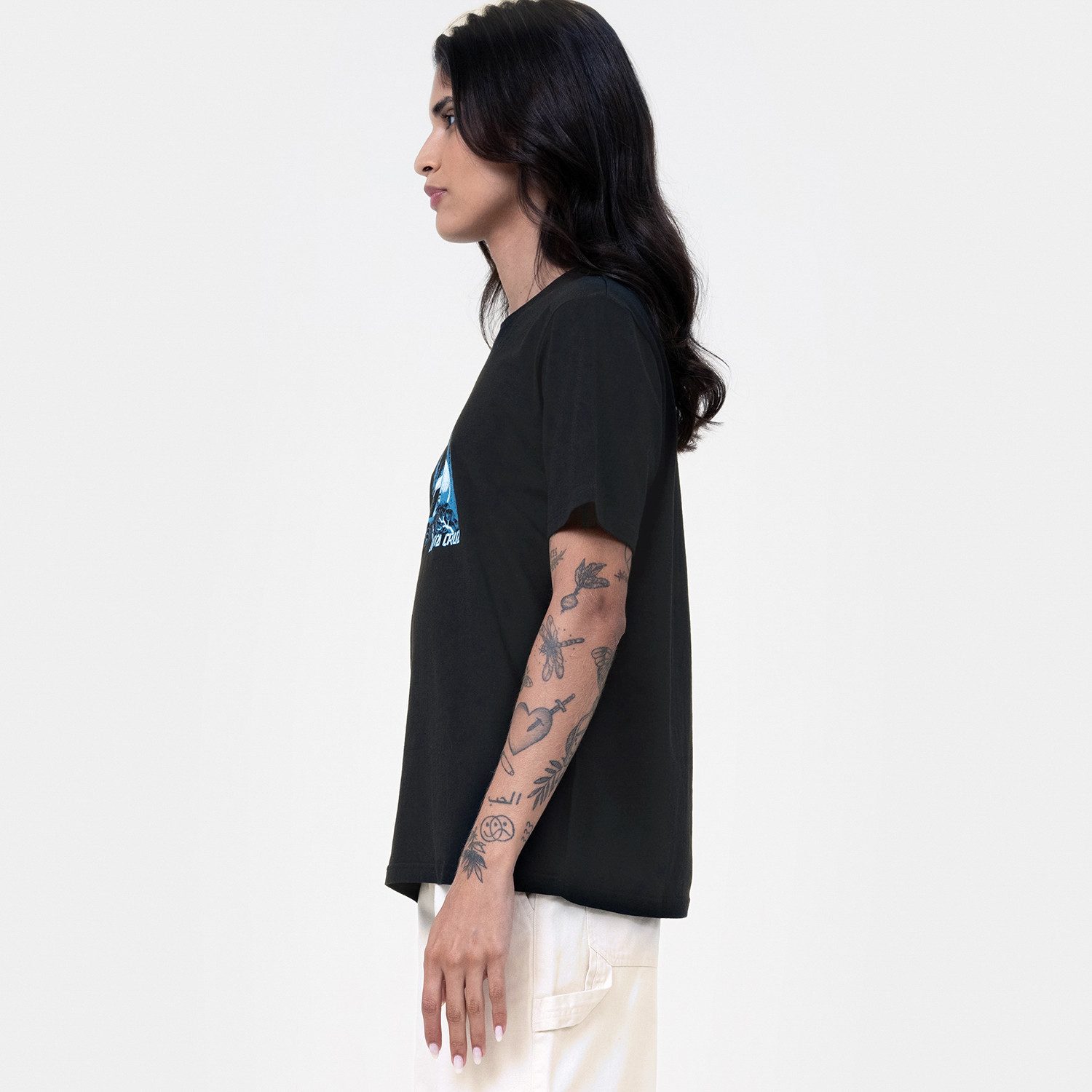 Santa Cruz T-shirt WOODLAND MINI STRIP FRONT T-SHIRT (1-delig)