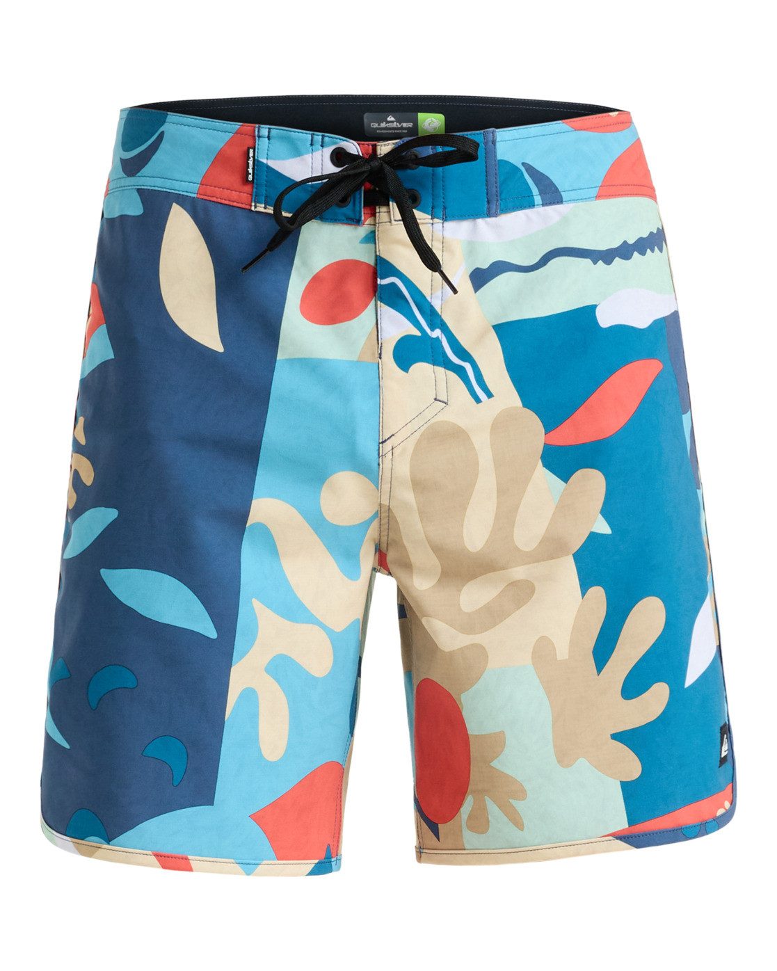Quiksilver Boardshort Surfsilk Scallop 18" heren broeken maat 38(XXL) beige