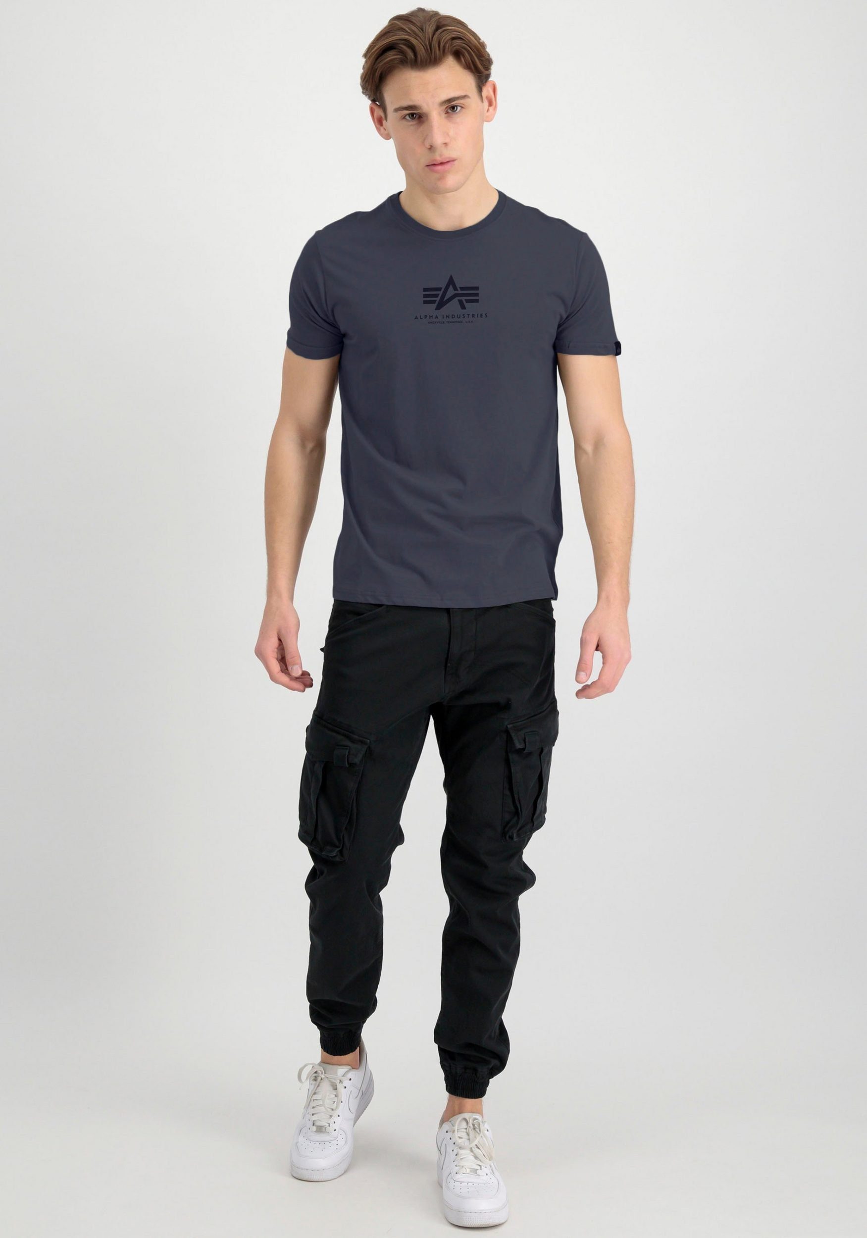 Alpha Industries Shirt met ronde hals Basic T ML