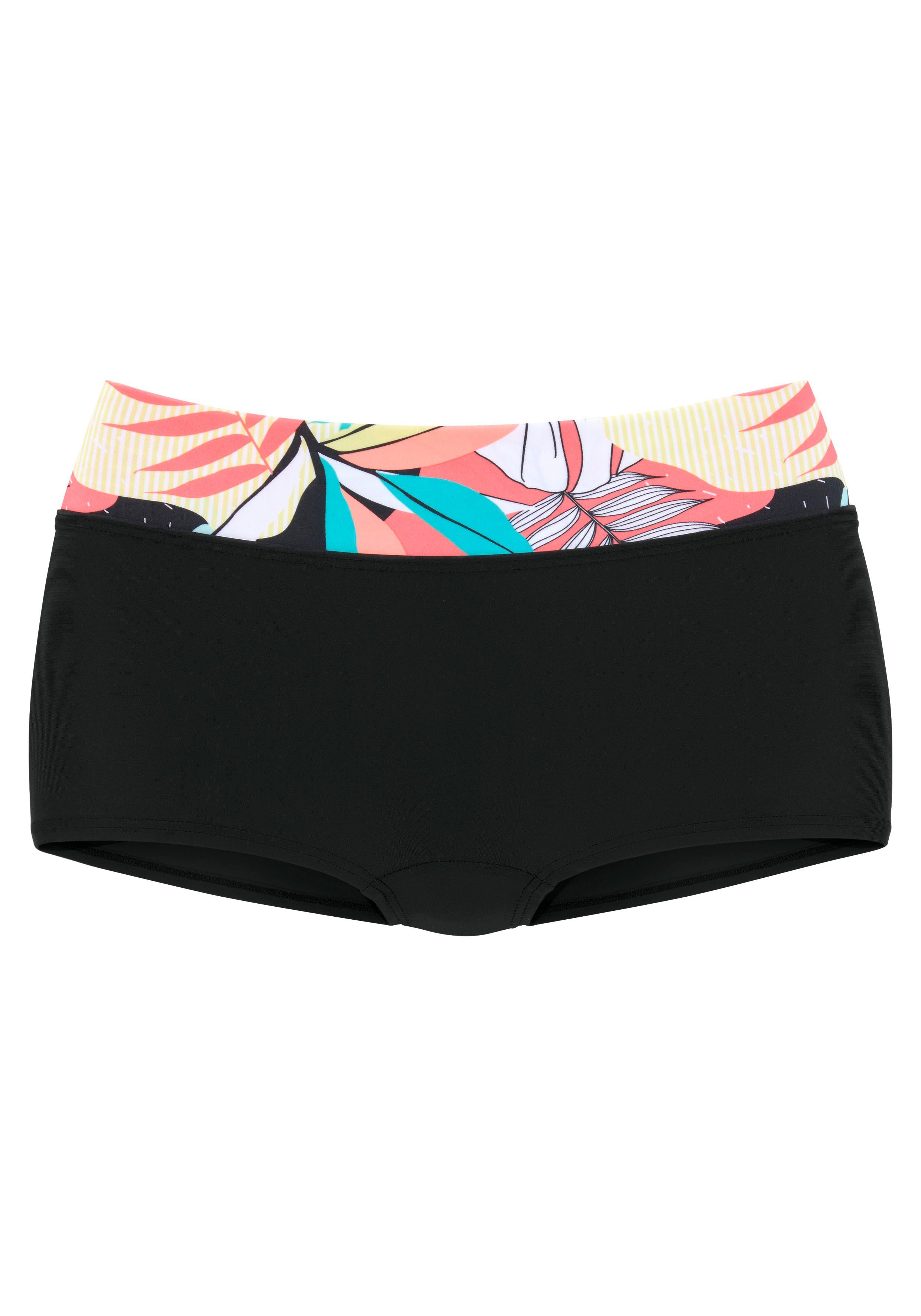 active by Lascana Bikini-hotpants Layne met gedessineerde boord