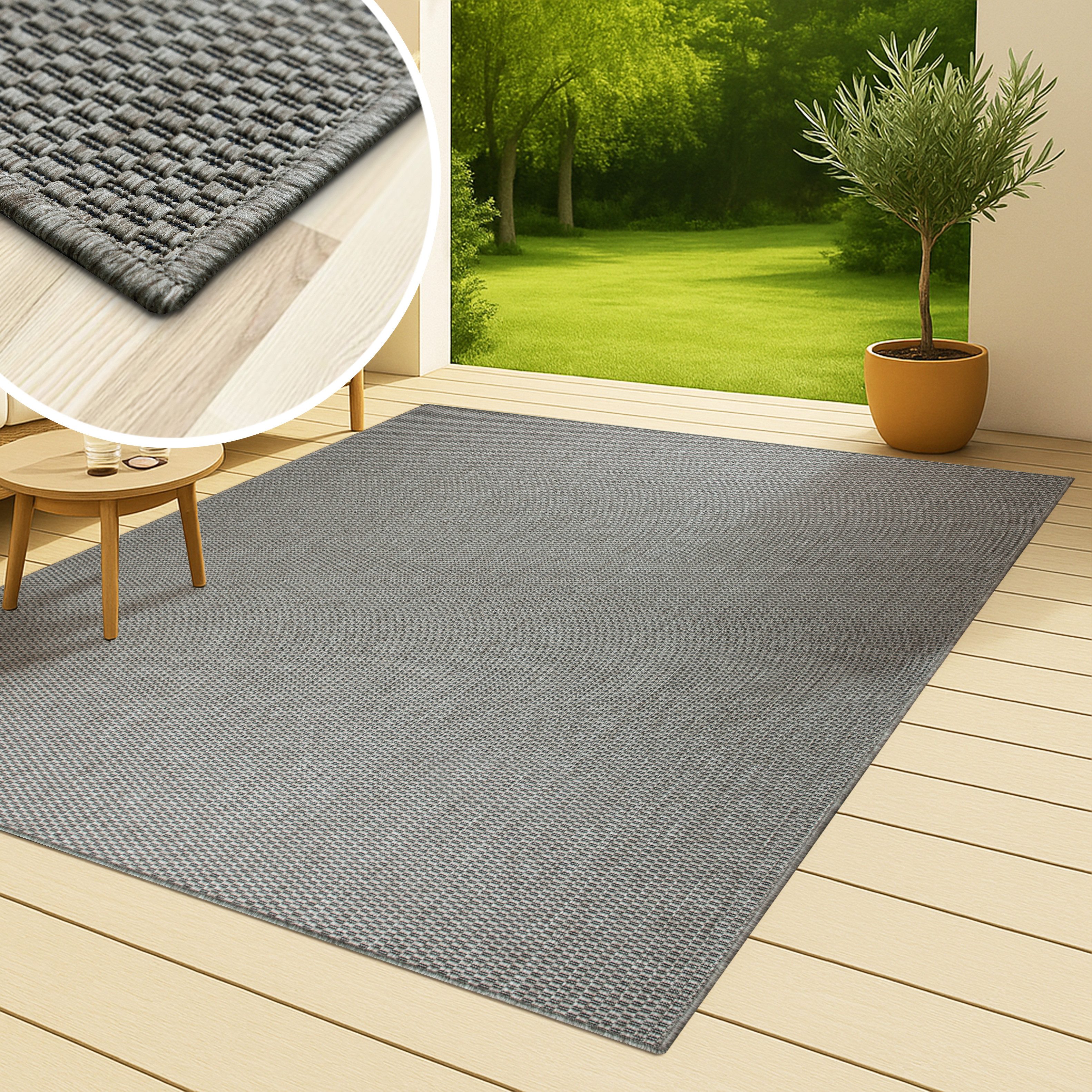 my home Vloerkleed Venetië is ook als loper verkrijgbaar Geschikt voor binnen en buiten, sisal-look, weerbestendig & uv-bestendig