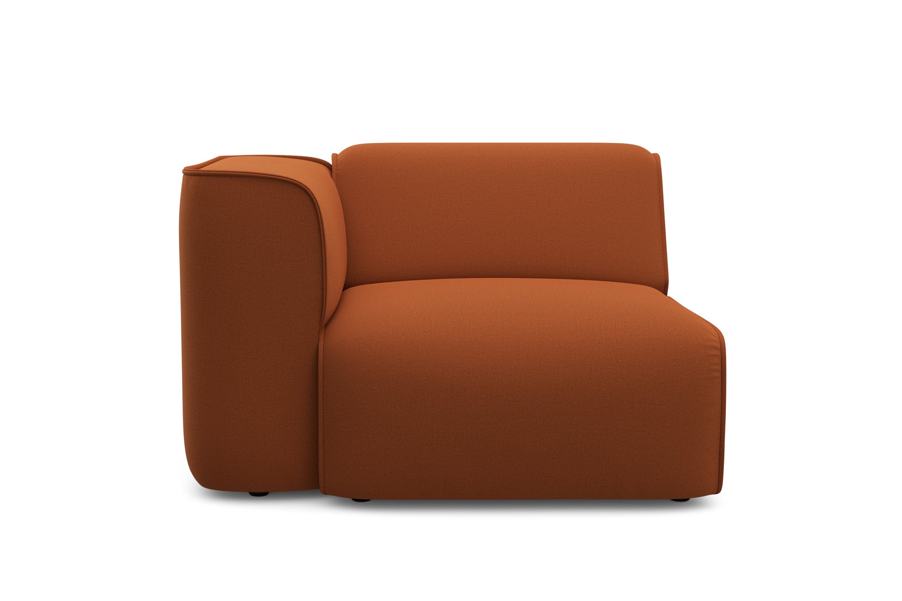 RAUM.ID Fauteuil Merid sofa-hoekelement, afmetingen B/D/H: 109/97/46 cm als module of apart te gebruiken, voor individuele samenstelling fauteuils