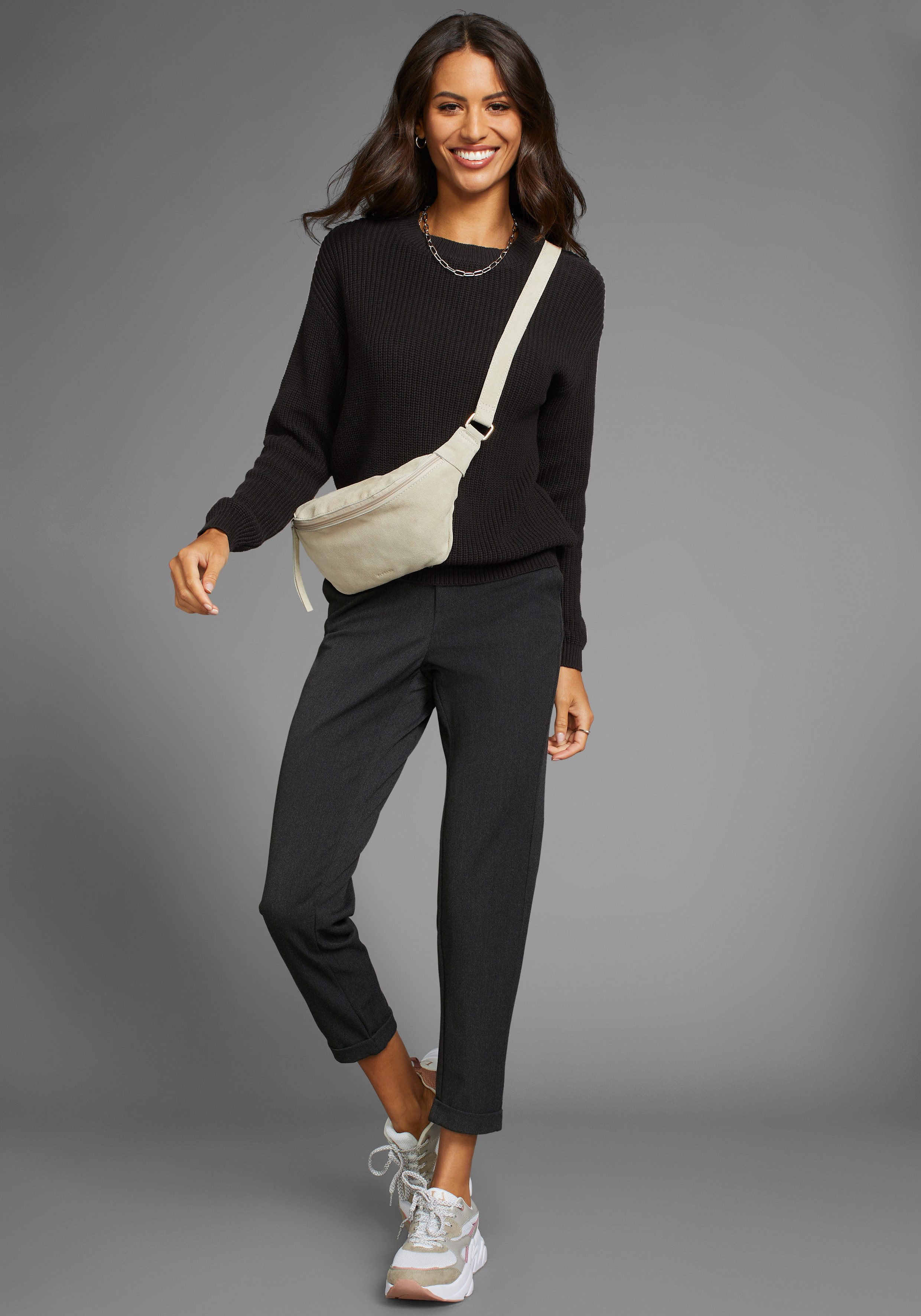 Laura Scott Trui met ronde hals CIRCULAR COLLECTION-GOTS gecertificeerd
