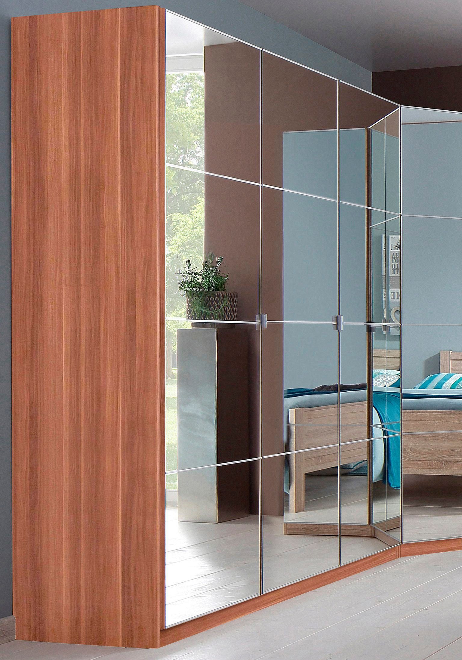 priess Kledingkast Malaga met spiegelfront
