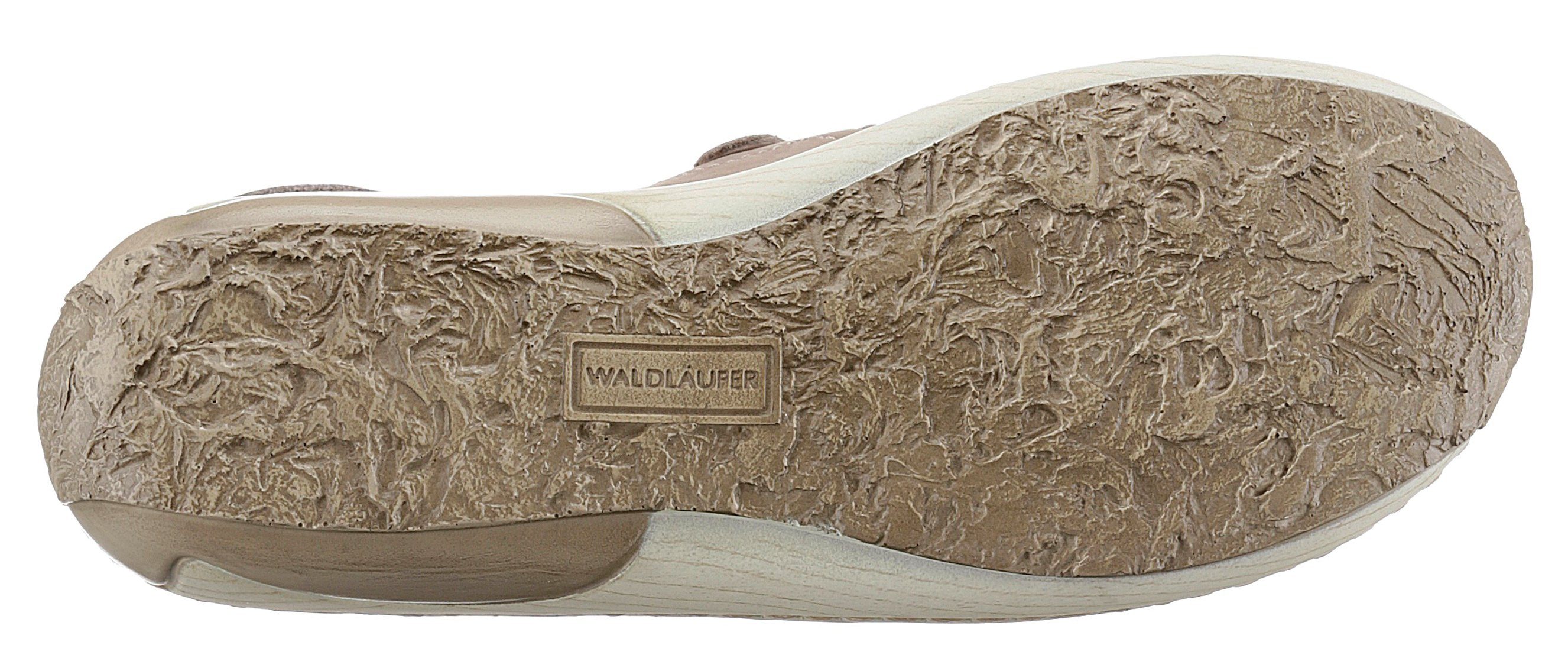 Waldläufer Sandalen Garda zomerschoen, sandaal, sleehak, met drukknoop, g-breedte