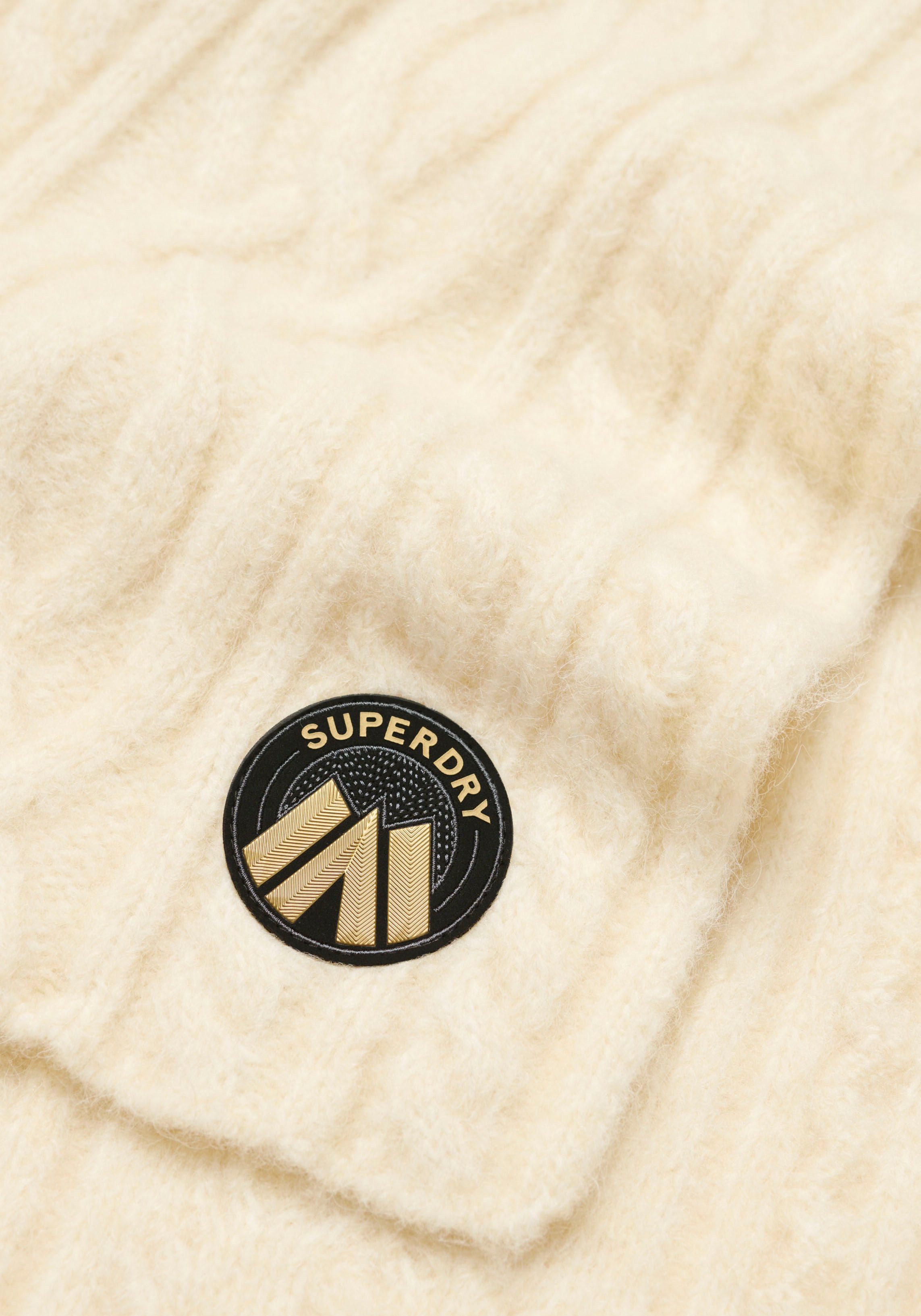 Superdry Gebreide sjaal CABLE LUXE KNIT SCARF