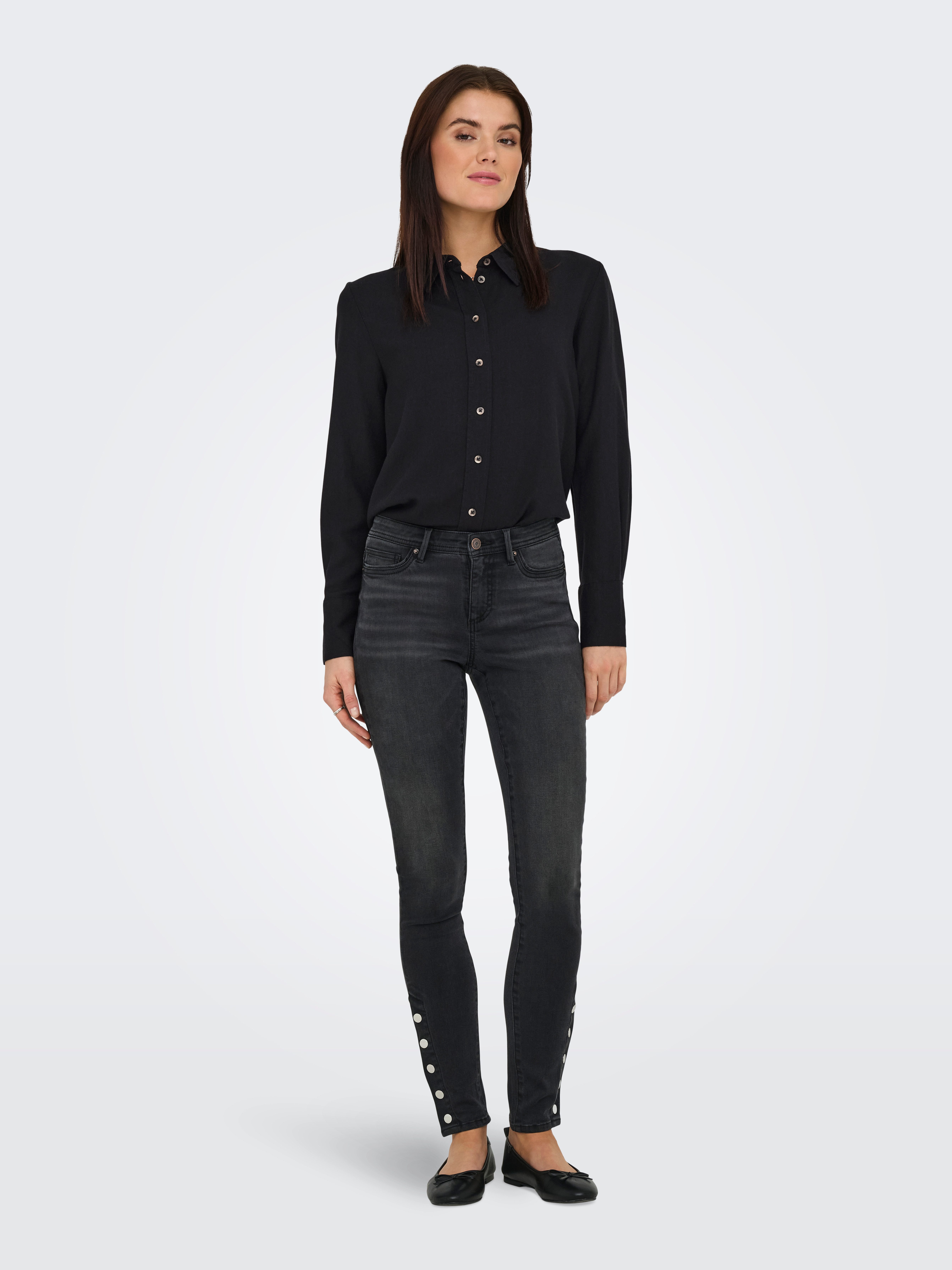 JDY Overhemdblouse JDYSAY L/S LINEN LOOSE SHIRT WVN NOOS