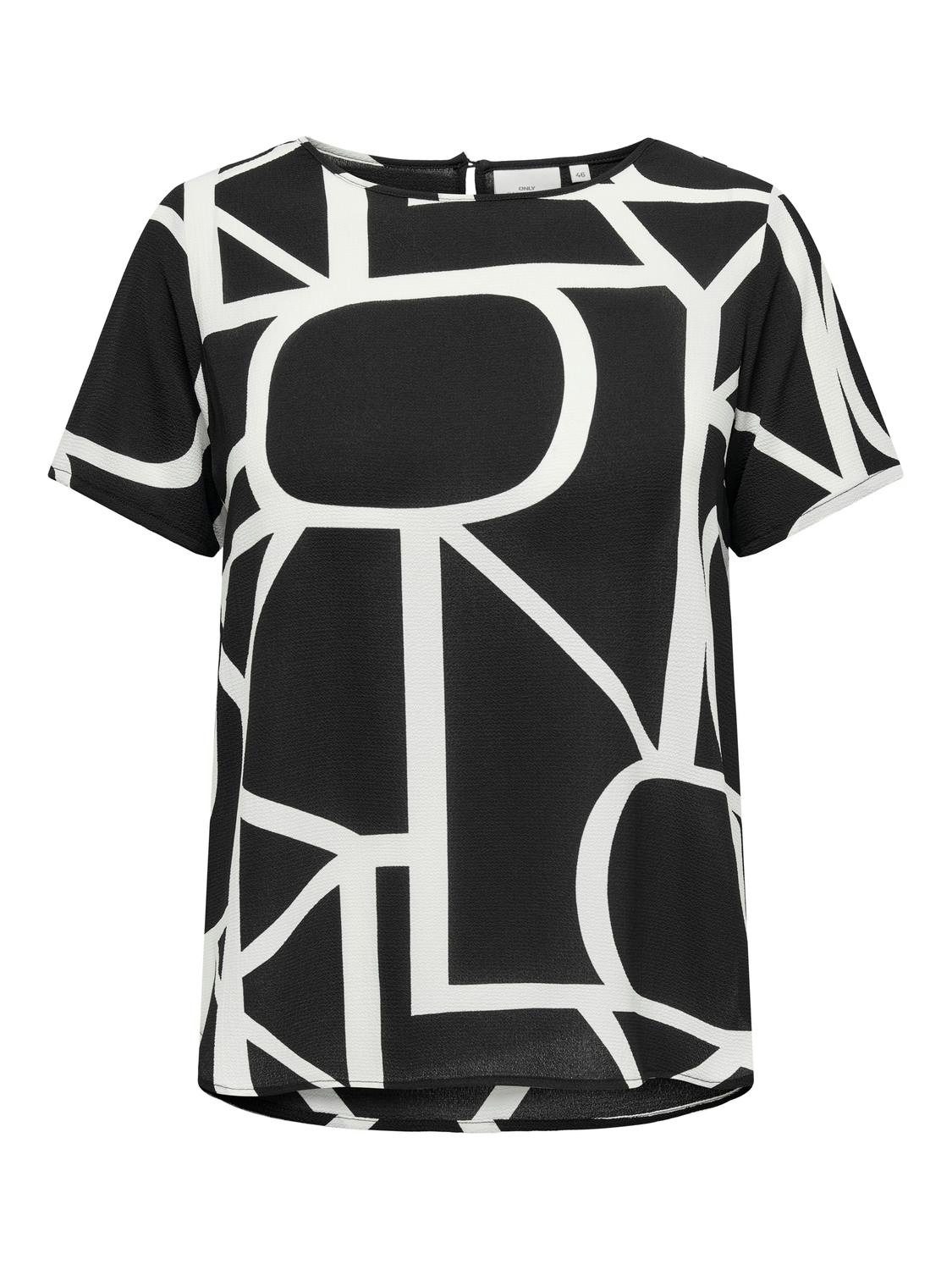 ONLY CARMAKOMA Shirtblouse CARVICA SS TOP WVN NOOS