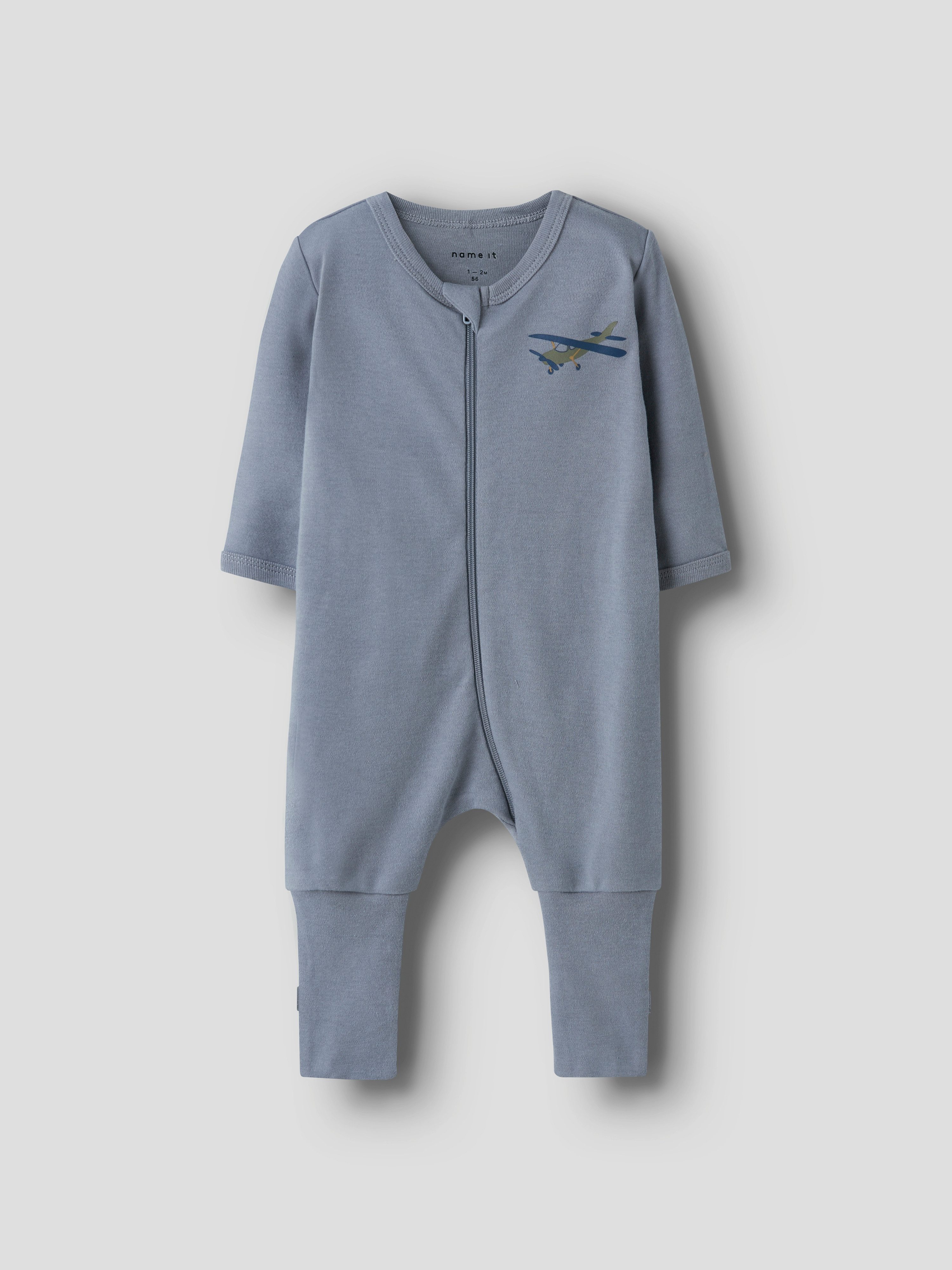 Name It Pyjama NBMNIGHTSUIT 2P ZIP FF AIRPLANE NOOS (set, 2-delig)