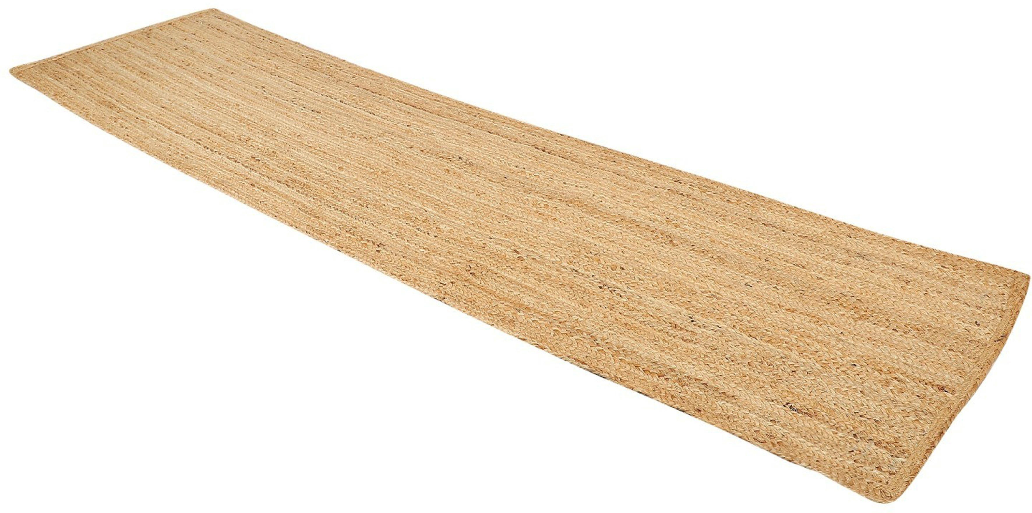 Myflair Möbel & Accessoires Loper Lola Jute tapijt, omkeerbaar tapijt, handgeweven, 100% natuurlijke vezel, Boho-stijl