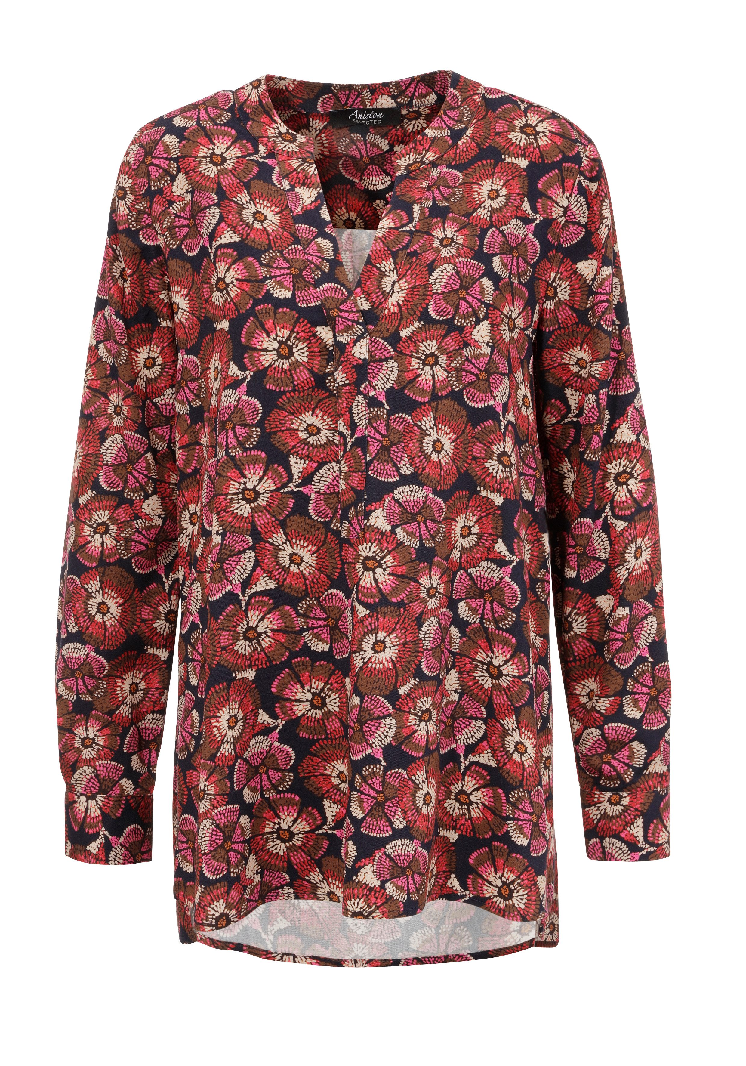 Aniston SELECTED Lange blouse achterkant langer dan voorkant