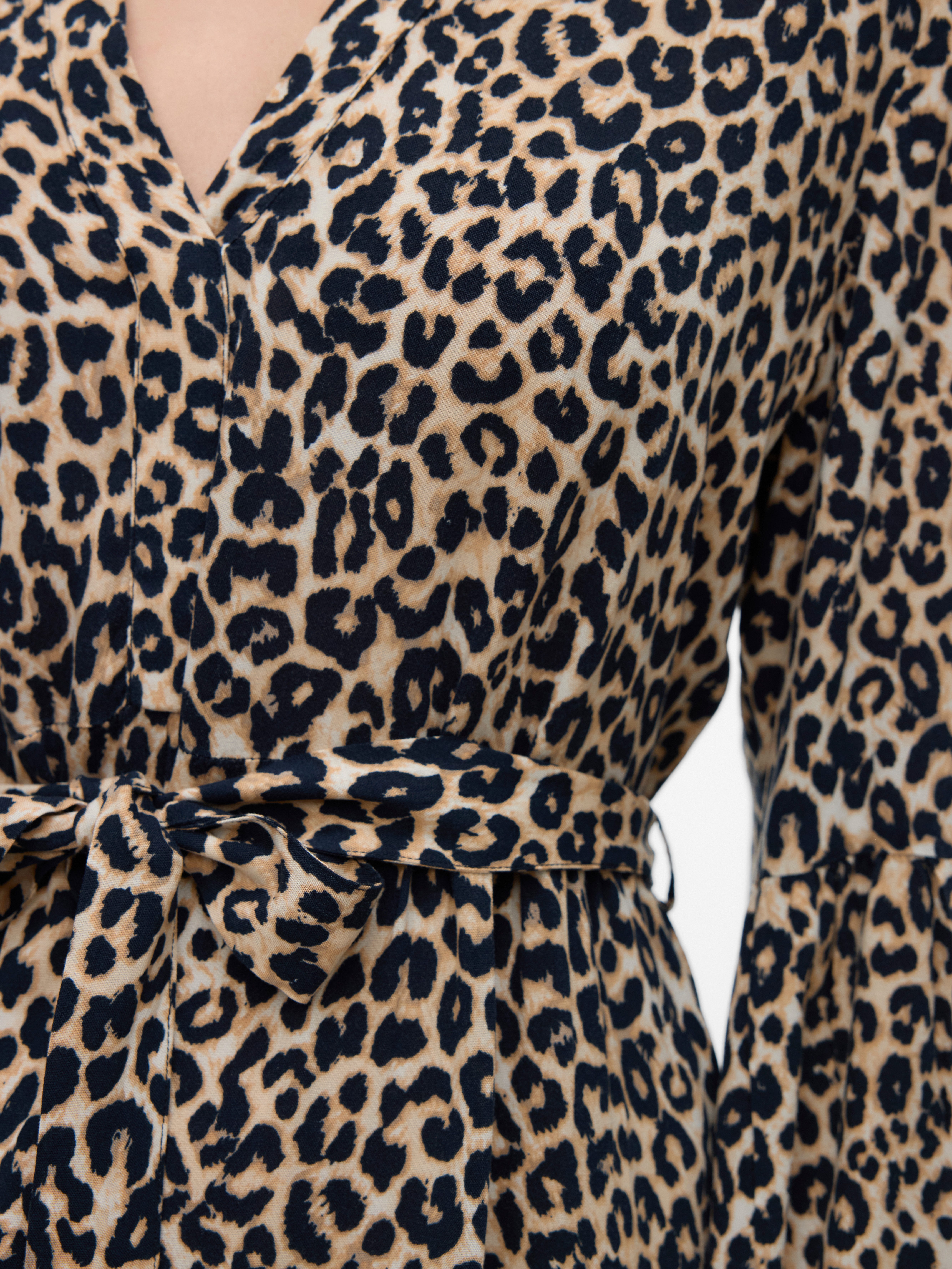Vero Moda Tuniekjurk VMMELBA 3/4 SHORT BELT DRESS WVN GA NOOS