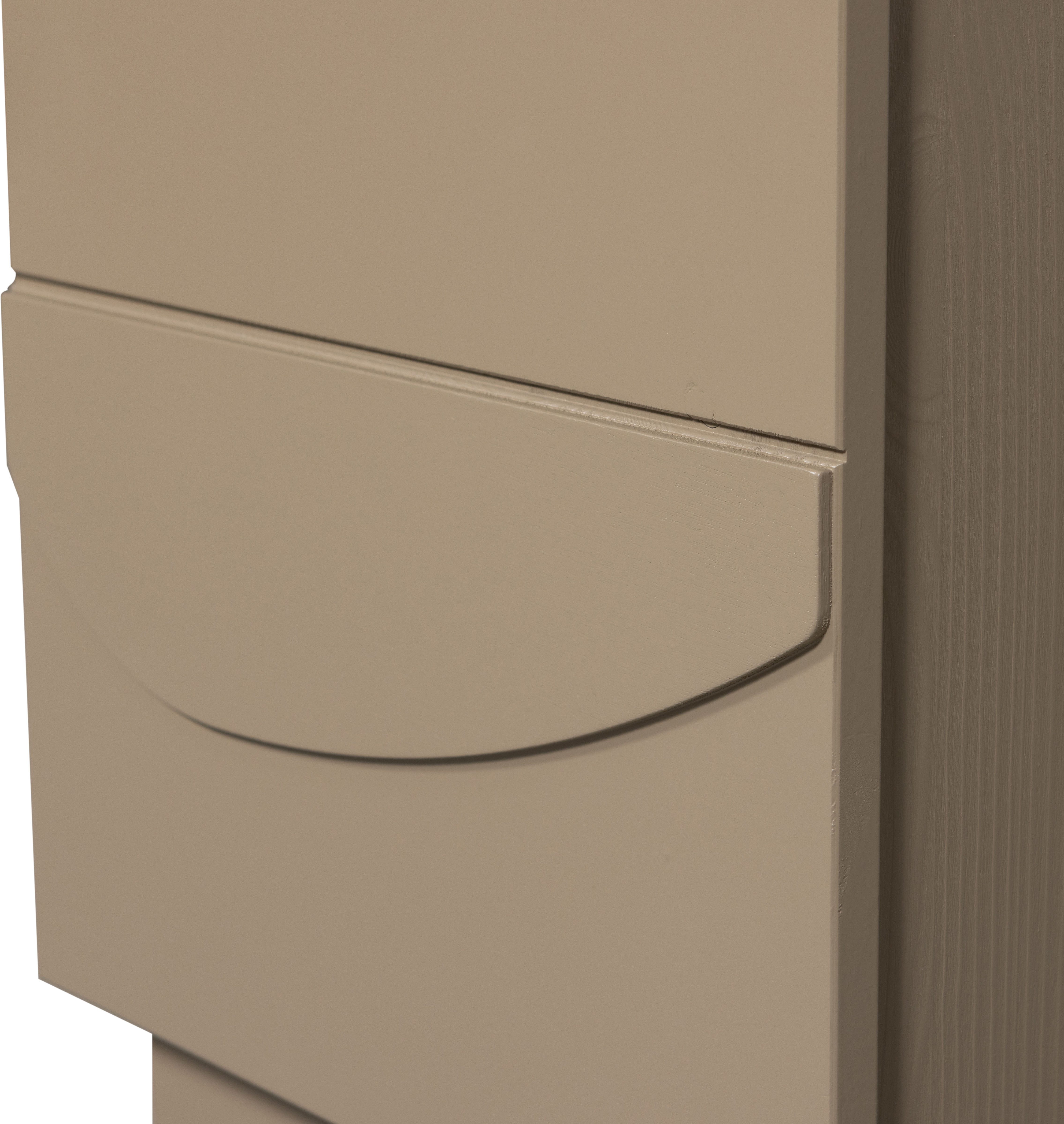 WOOOD Nachtkastje Teo 3d-effect, belastbaar tot 15 kg, push-to-open functie, breedte 36 cm