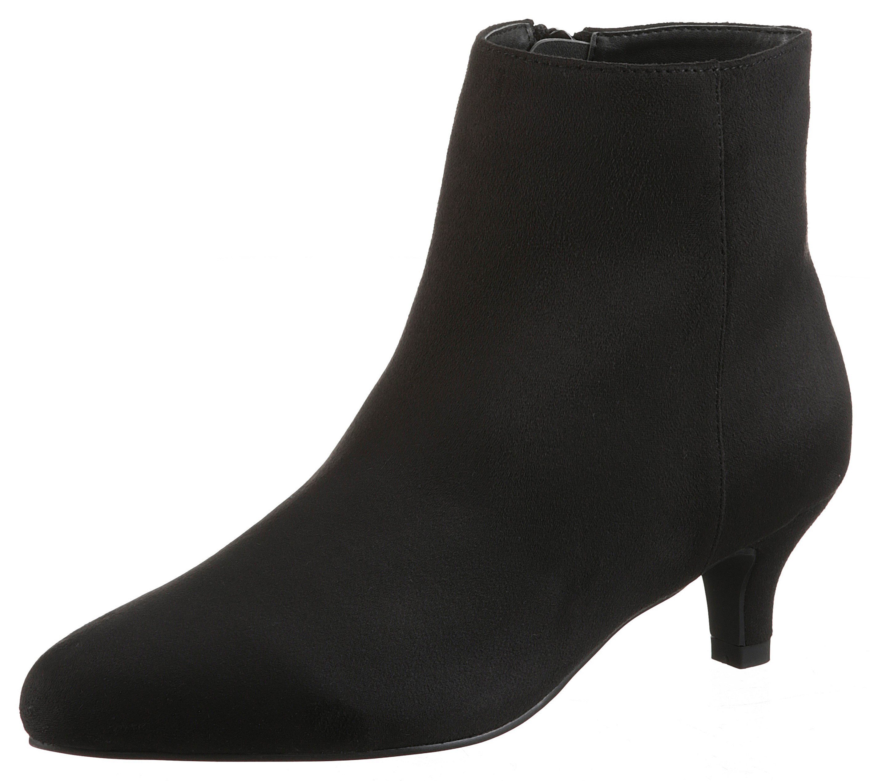 Aniston SHOES Laarsjes , ritssluiting-enkellaarsjes, trechterhak - nieuwe collectie