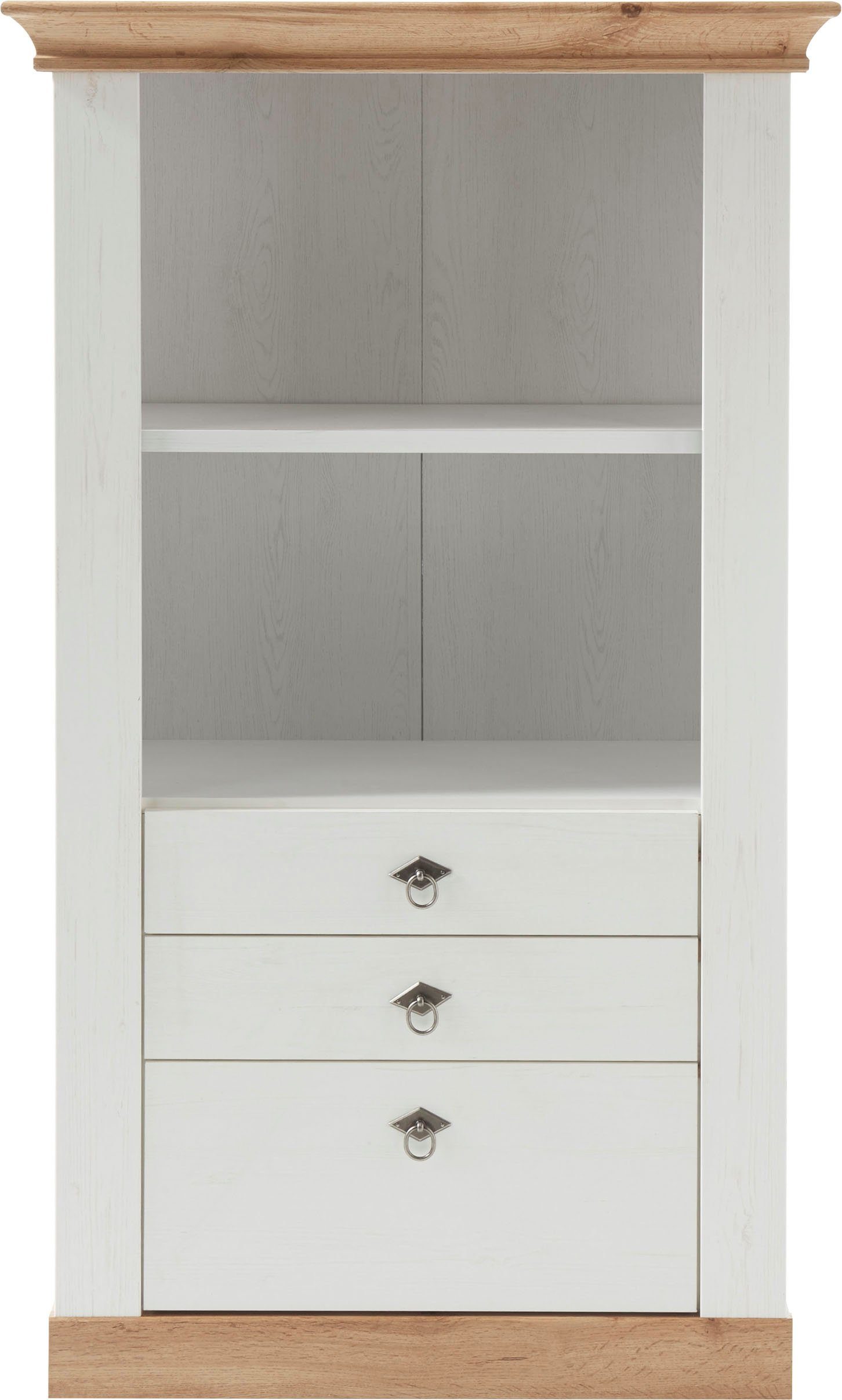 Home affaire Bartafel Cremona Breedte ca. 82 cm rechthoekige tafels wit