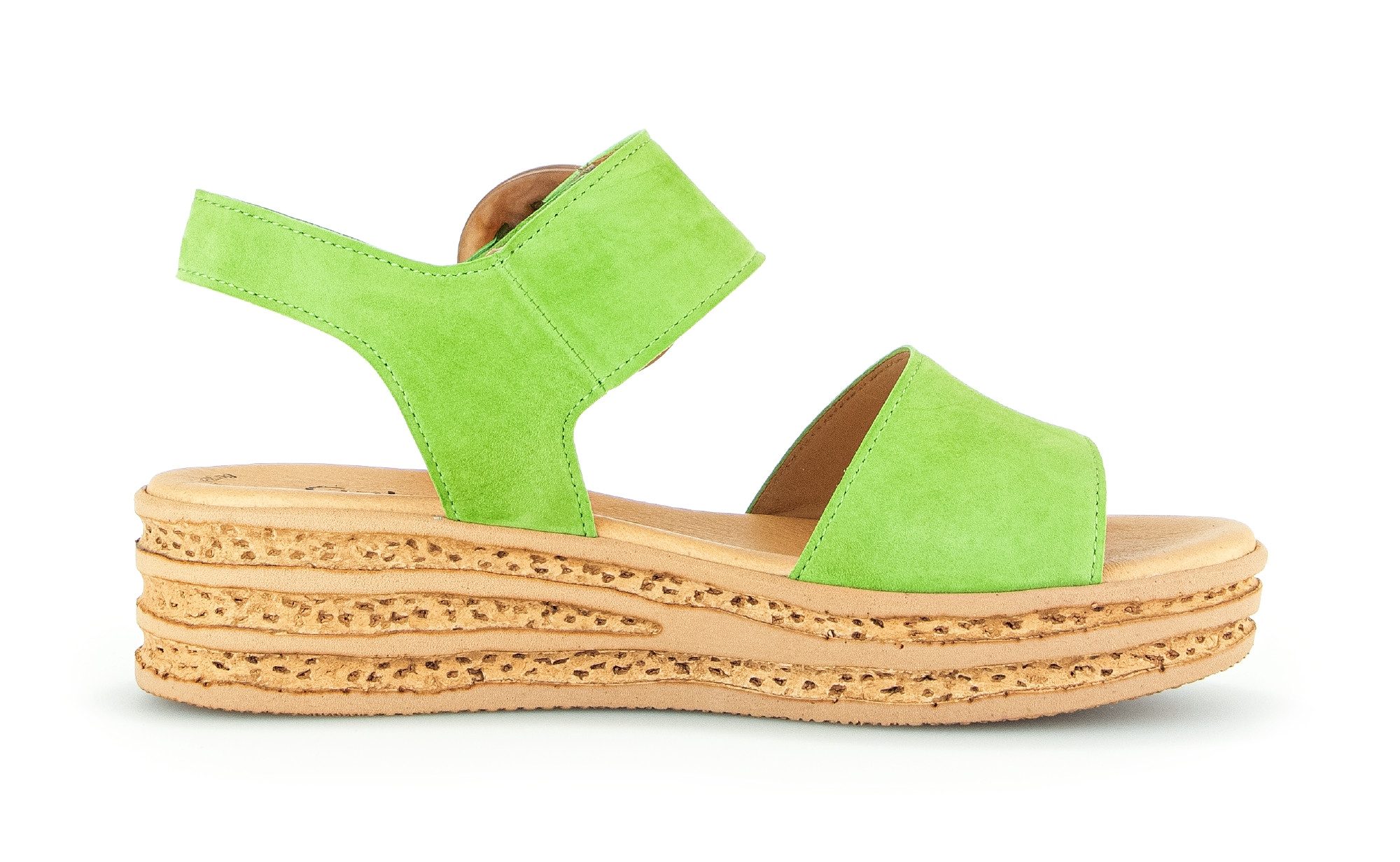 Gabor Sleehaksandaaltjes , plateau, zomerschoen, sandaal met trendy decoratieve gesp