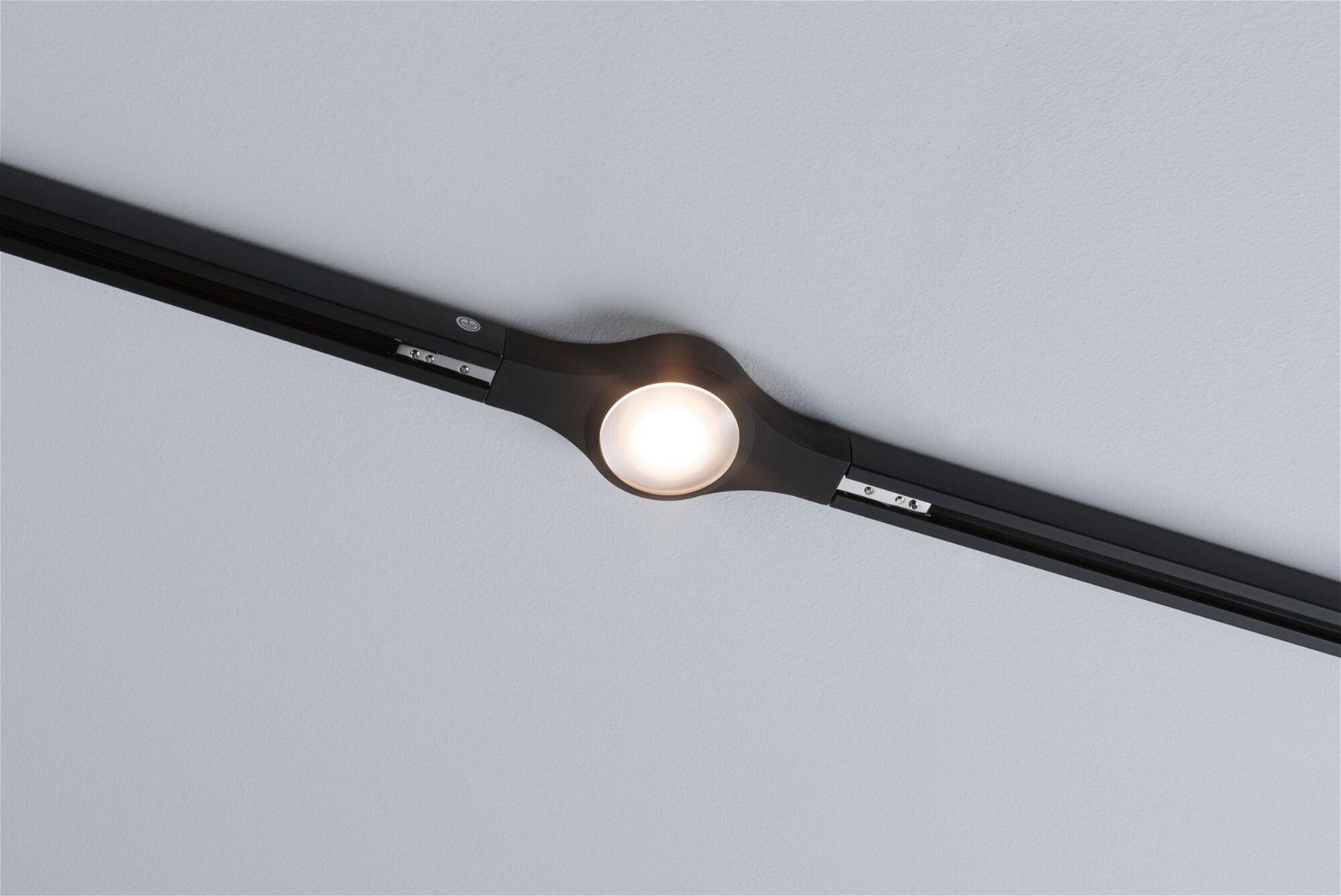 Paulmann Railsysteem-connectoren URail Verbinder Lijnverbinder verlicht 189x57mm 5,3W Chroom mat