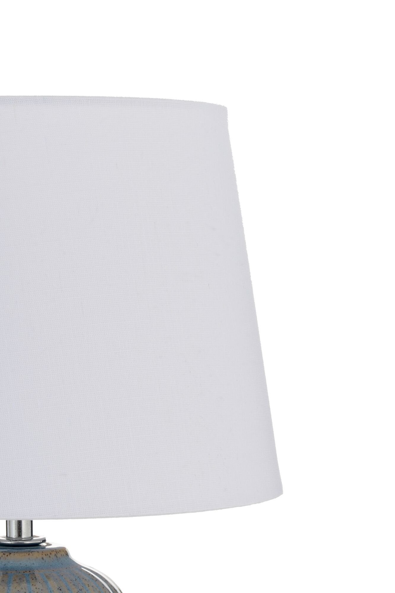 Pauleen Tafellamp Glowing Hug max20W blauw/beige 230V stof/keramiek