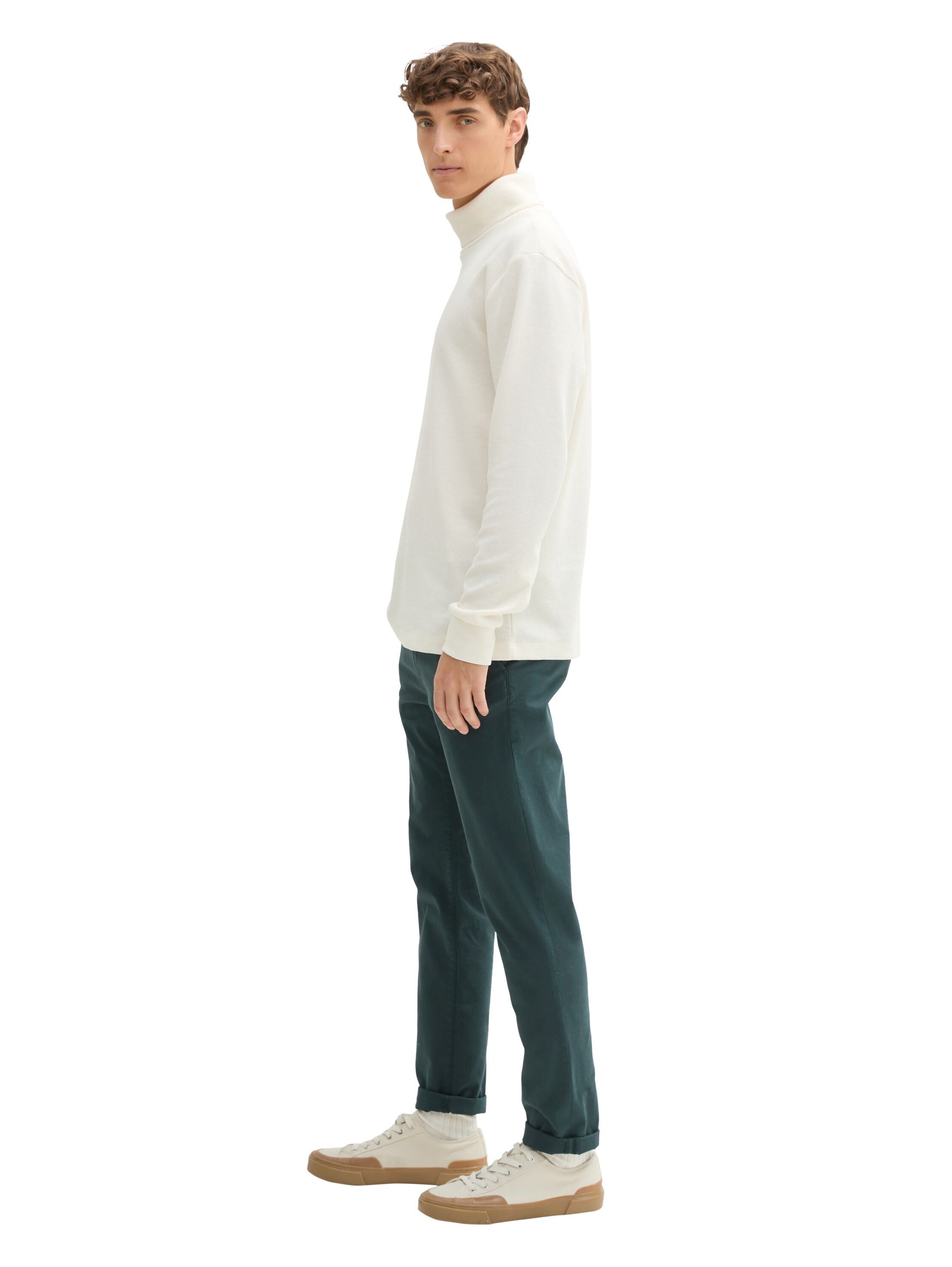 Tom Tailor Denim Chino licht voorgewassen (set Met riem)
