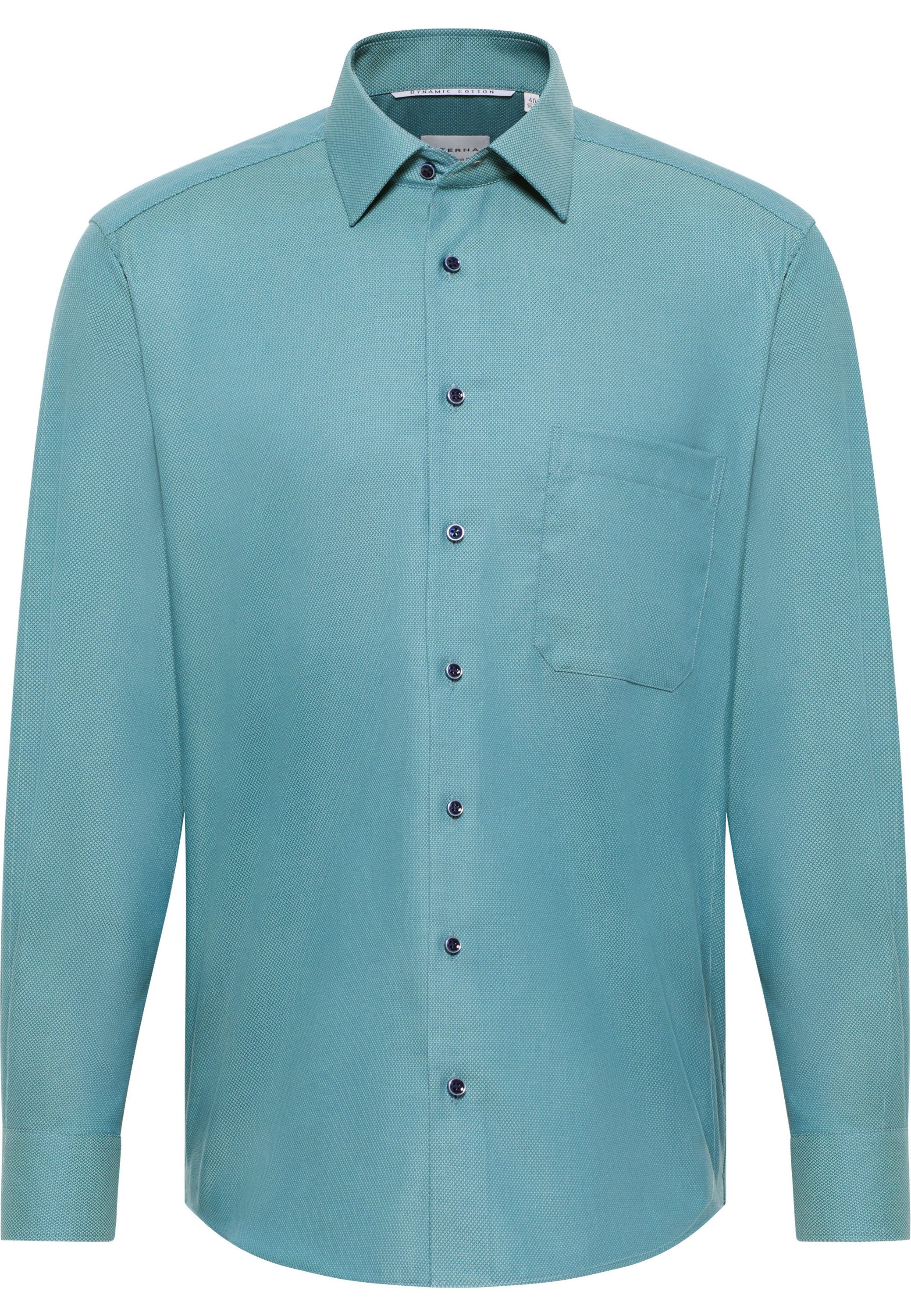 Eterna Overhemd met lange mouwen Comfort fit NON IRON (strijkvrij)
