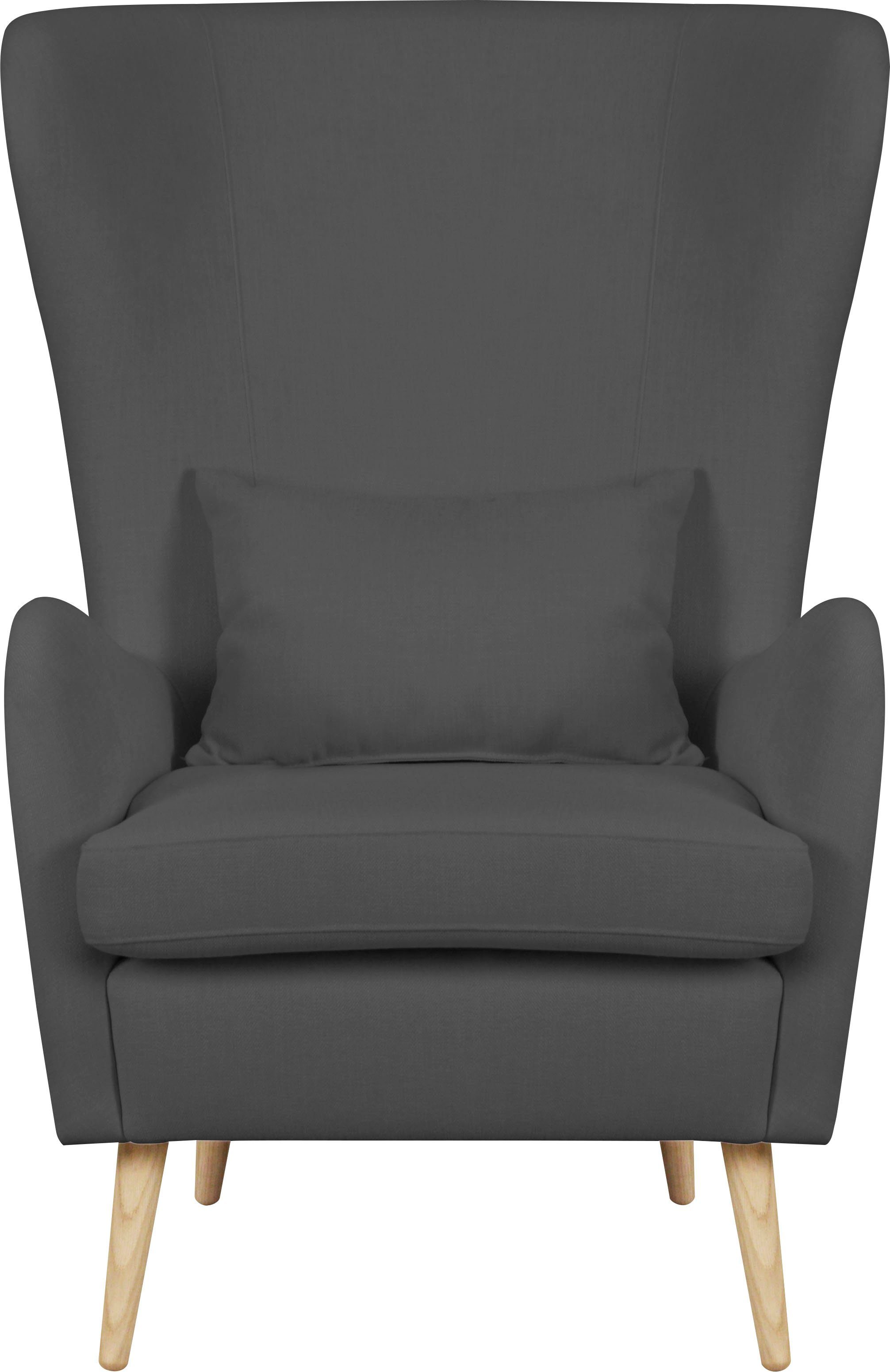 Guido Maria Kretschmer Home&Living Fauteuil Sallito, oorfauteuil, TV-stoel voor woonkamer, ook in velours cord