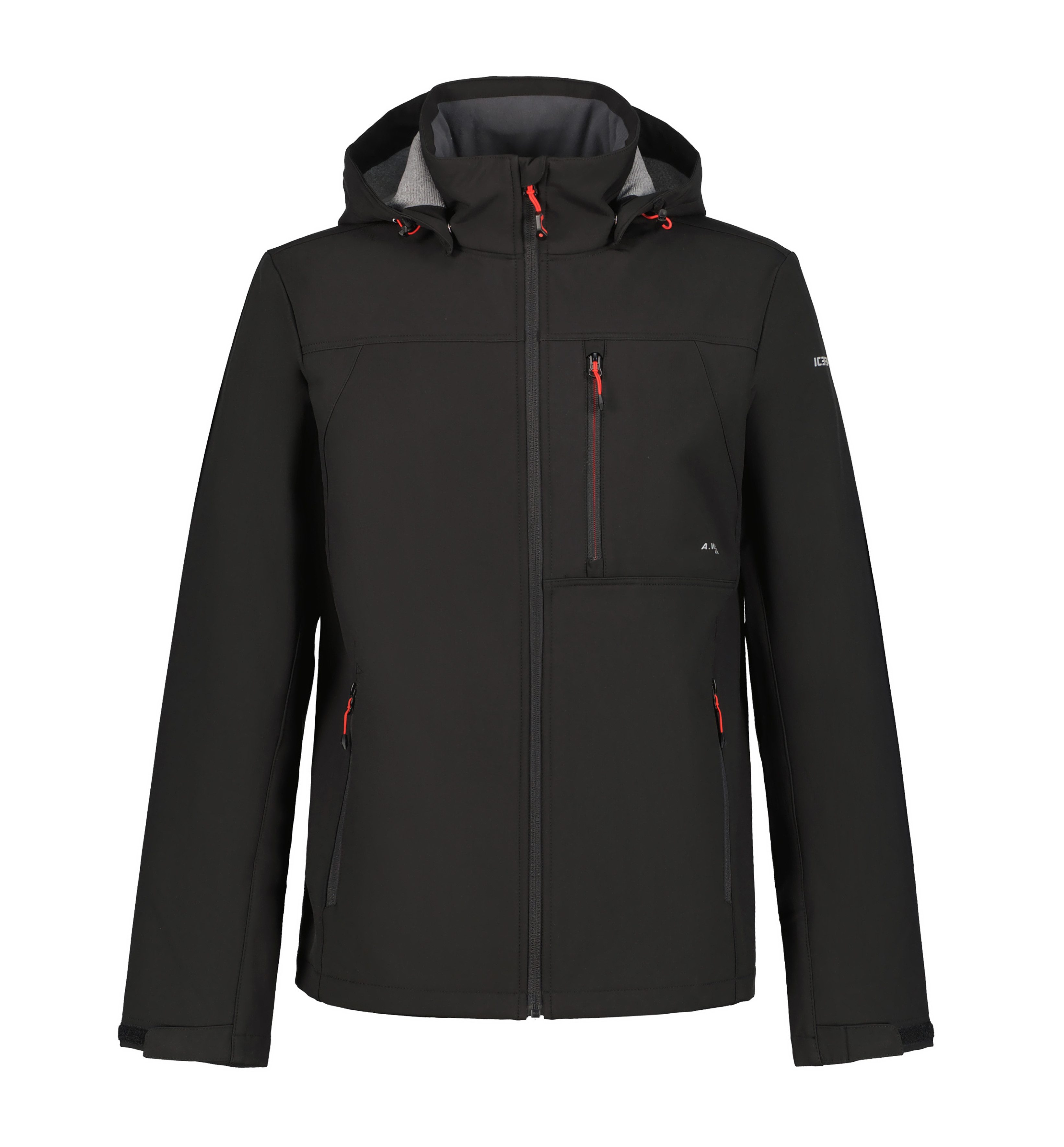 Icepeak Softshell-jack  BAZINE met stijlvolle logo-opschriften