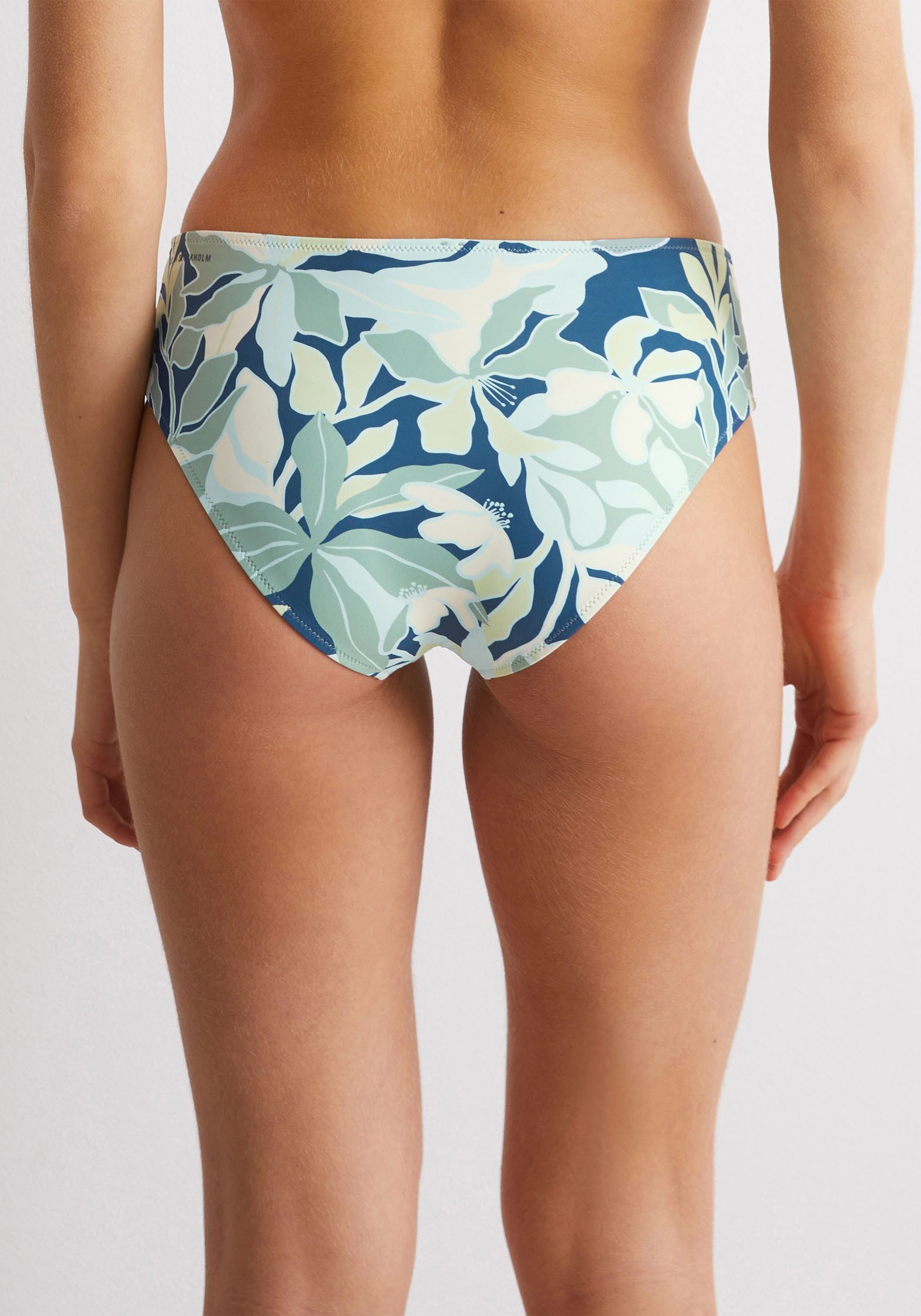 Marc O'Polo Bikinibroekje Multi Floral met hoge beenlijn