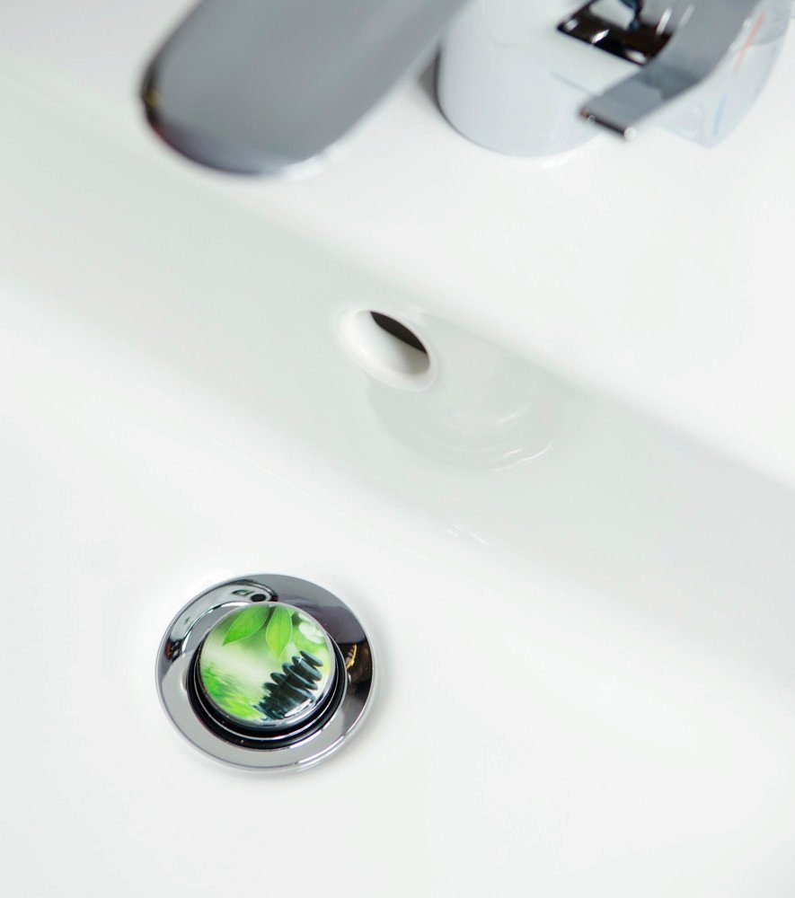 Sanilo Set badkameraccessoires Harmony bestaand uit toiletzitting, badmat en wastafelplug (complete set, 3-delig)