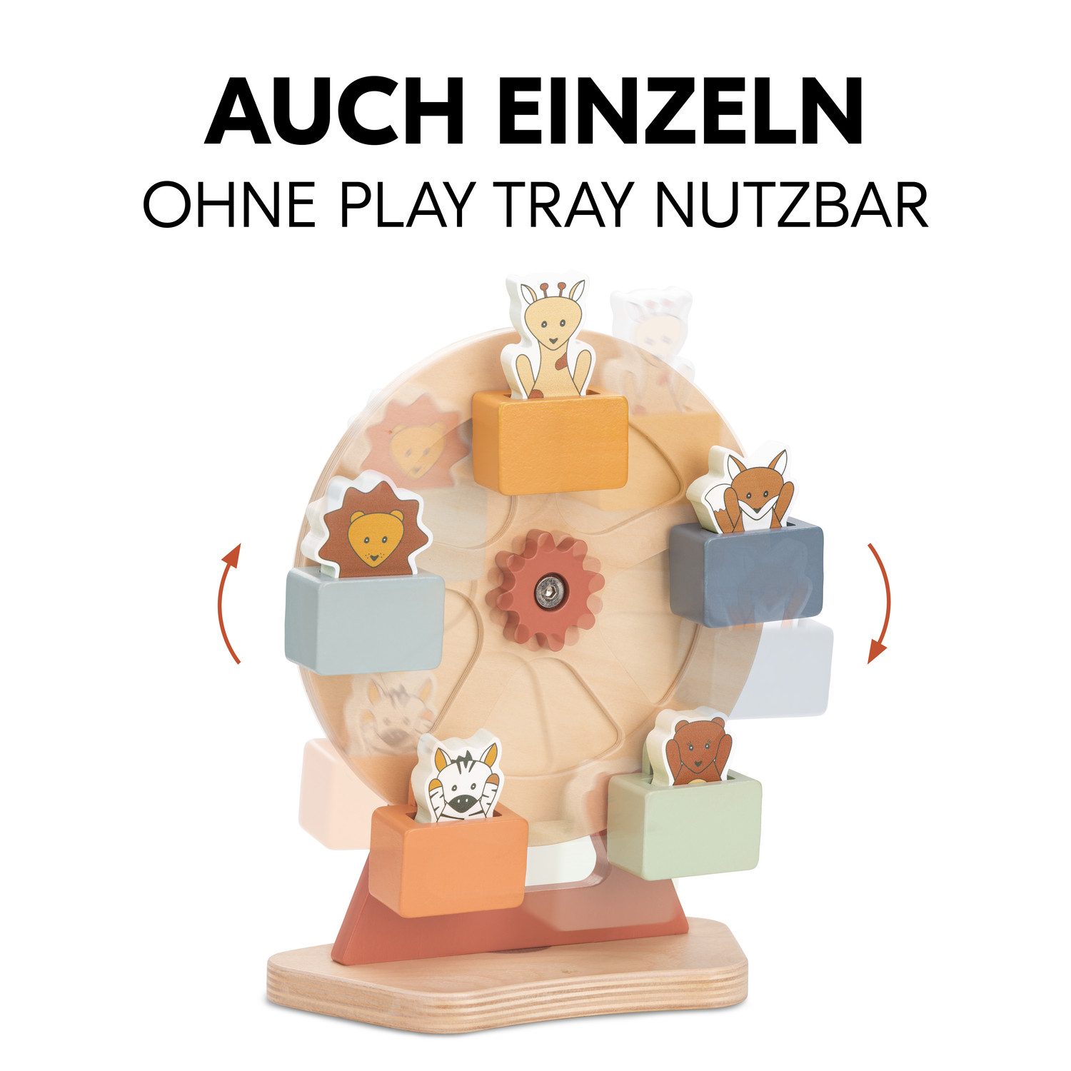Hauck Grijpspeeltje Play Fun Fair S, hauck Animals voor hauck play tray, fsc® - beschermt bossen wereldwijd