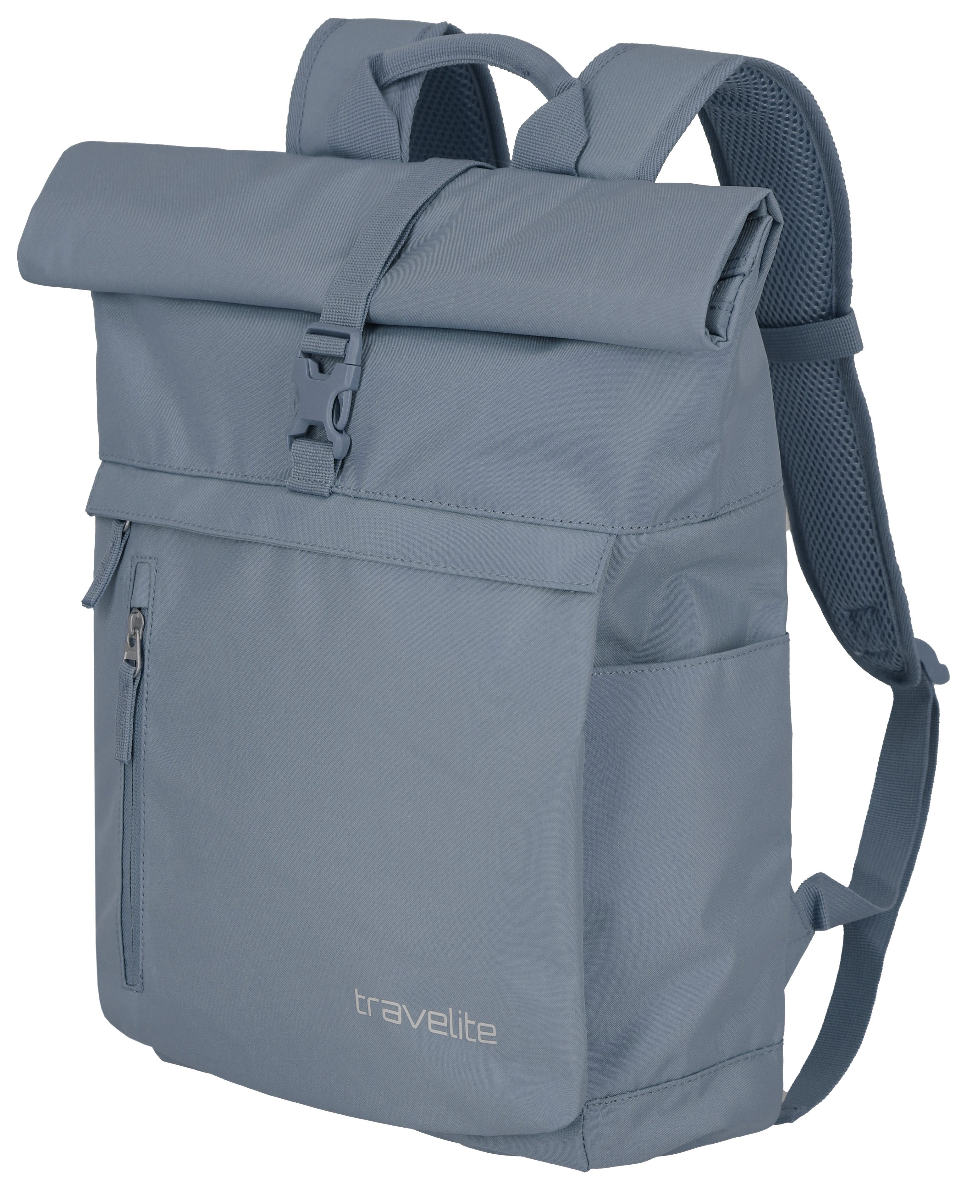 travelite Vrijetijdsrugzak BASICS Rollup Rugzak Werkrugzak sportrugzak reiserugzak schoolrugzak