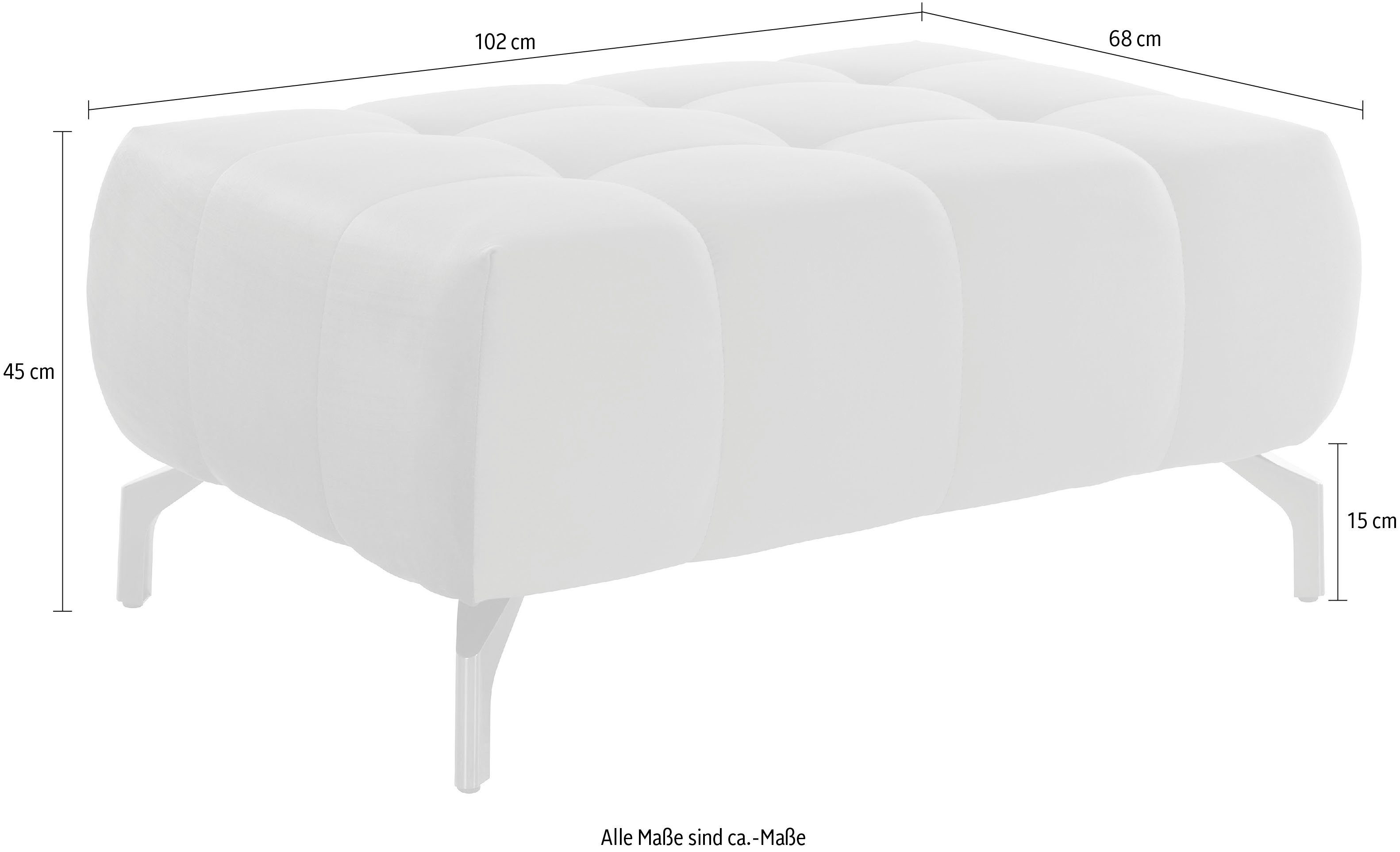 INOSIGN Hocker Fresh passend bij de fresh hoekbank, ook verkrijgbaar met olympia easy clean bekleding