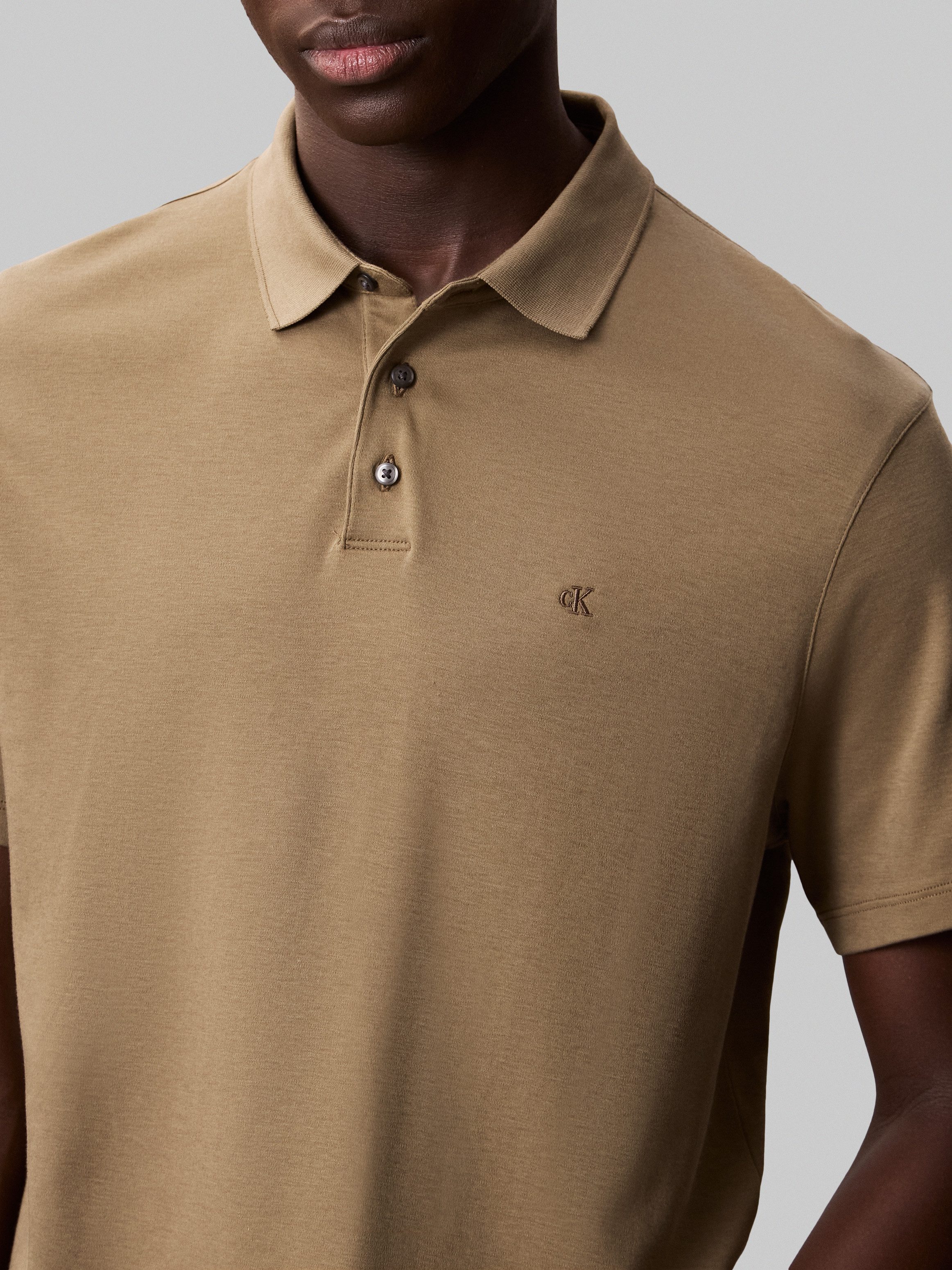 Calvin Klein Poloshirt SS SUPIMA CHEST EMB POLO