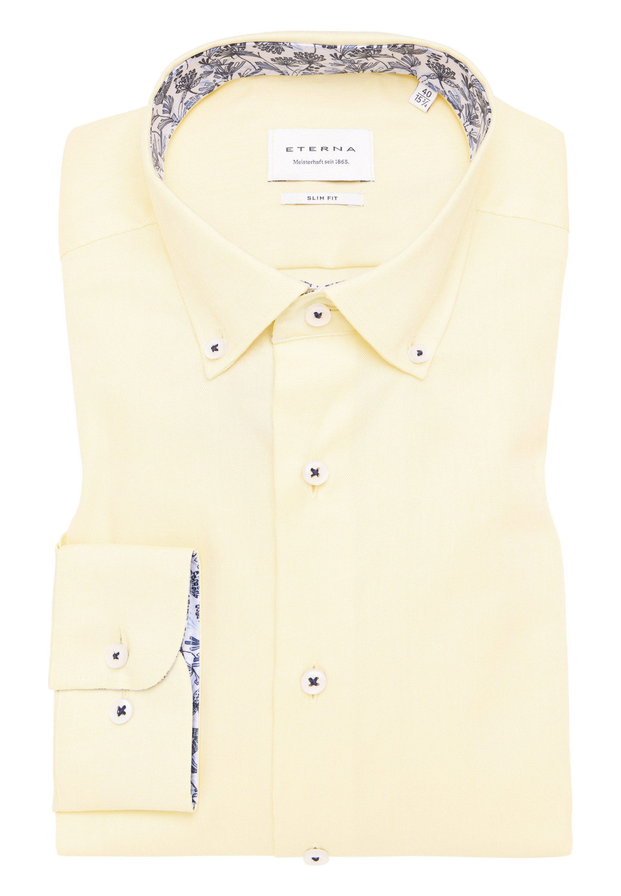 Eterna Overhemd met lange mouwen Slim fit