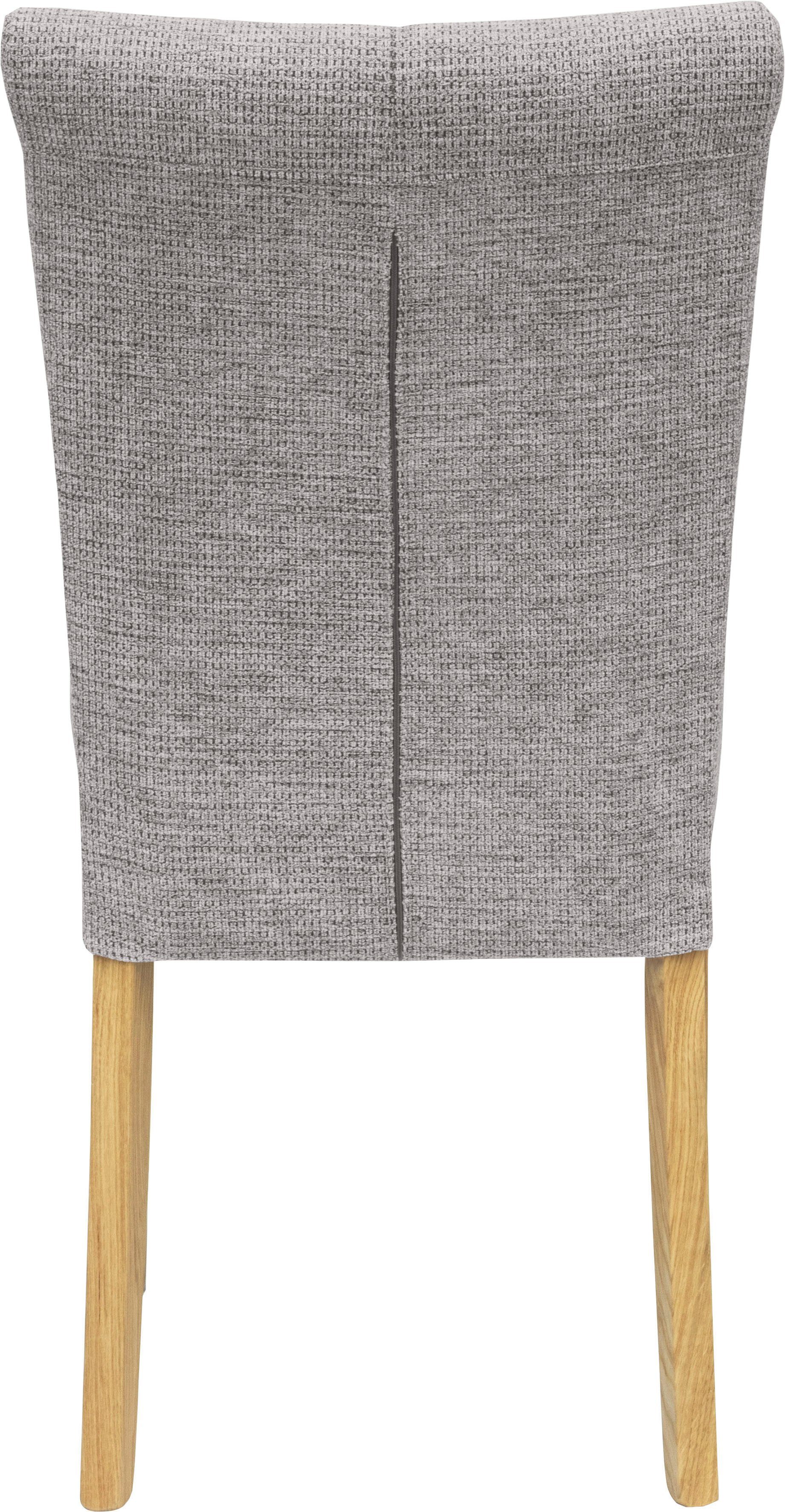 Home affaire Eetkamerstoel Queen Polsterstoel BESTSELLER verschillende type bekleding, massief houten onderstel (set)