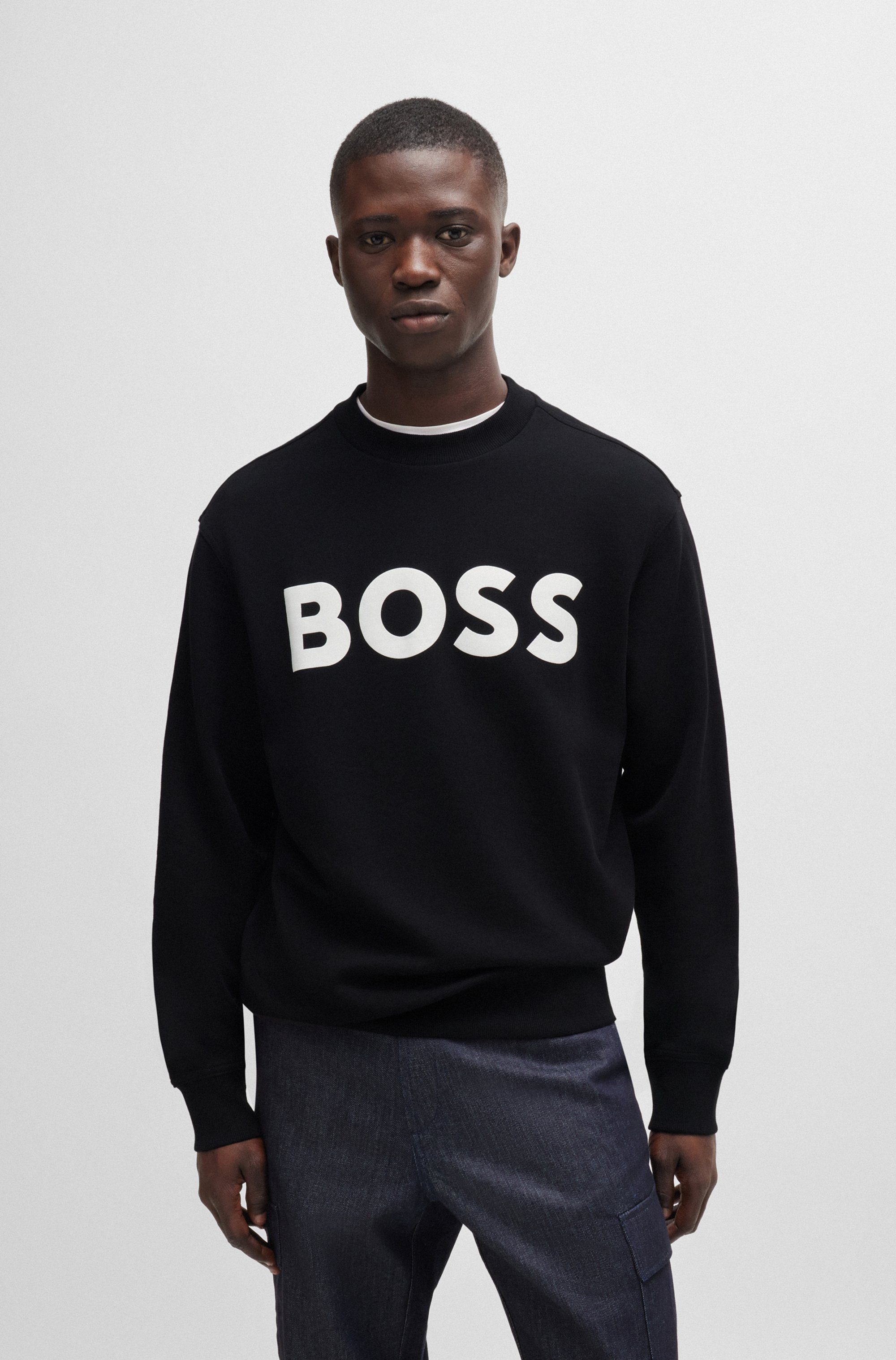 Boss Orange Sweatshirt WeBasicCrew met een ronde hals