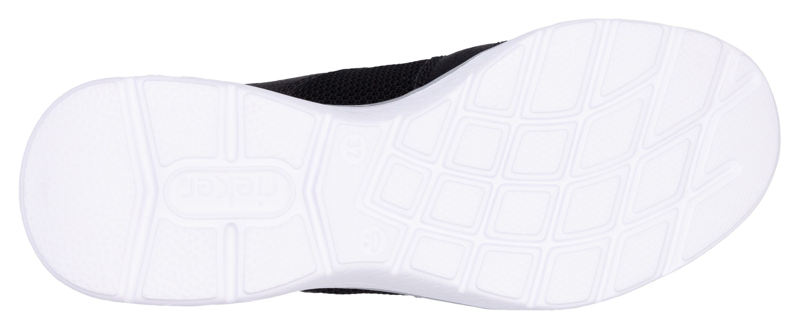 RIEKER Sport Slip-on sneakers , instapschoen, lage schoen, vrijetijdssneaker met trekbanden