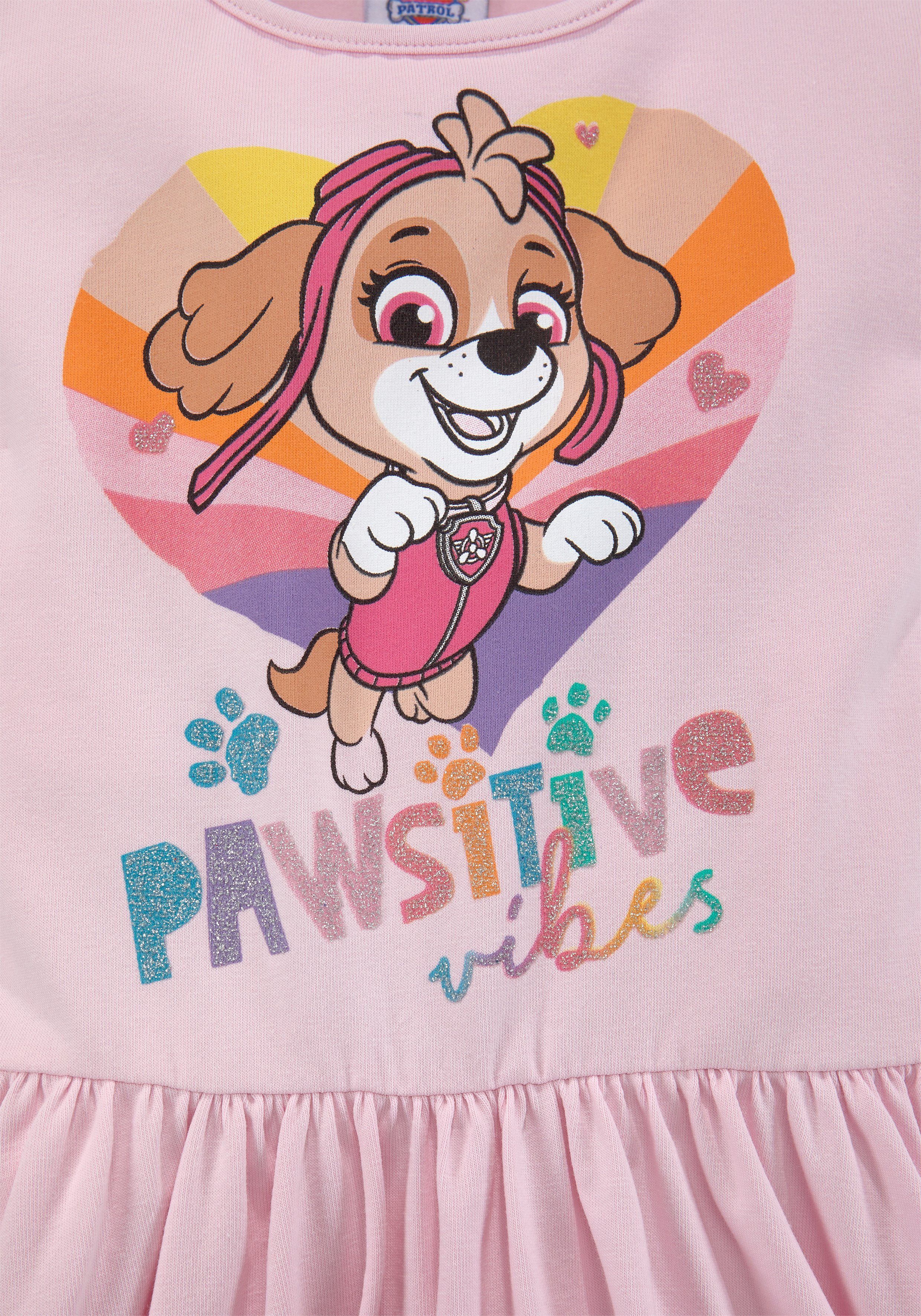 PAW PATROL Jerseyjurk met kapmouwtjes