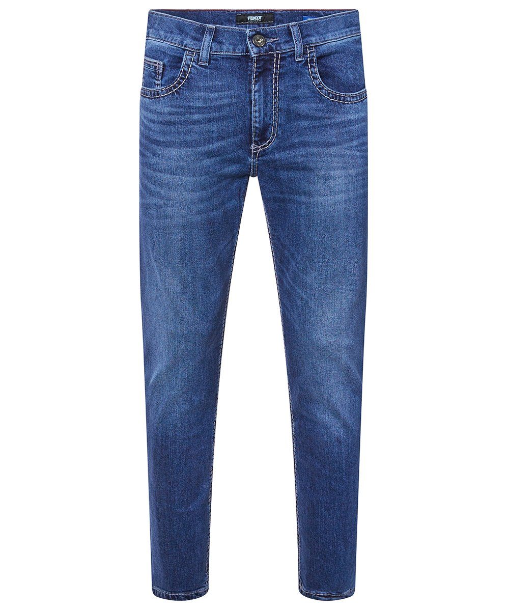 Pioneer Authentic Jeans Straight jeans Rando dikke naden