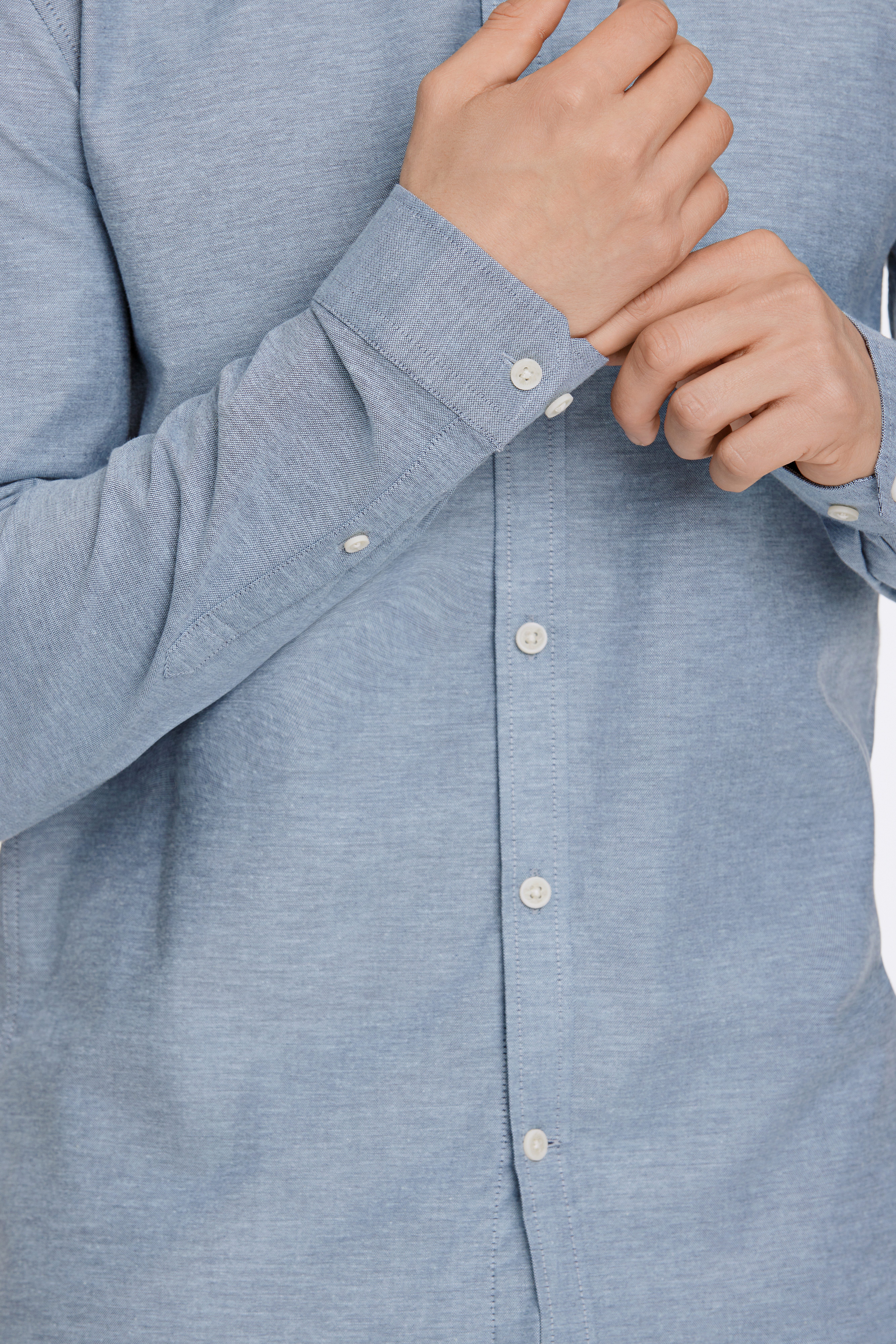 LINDBERGH Businessoverhemd met button-downkraag