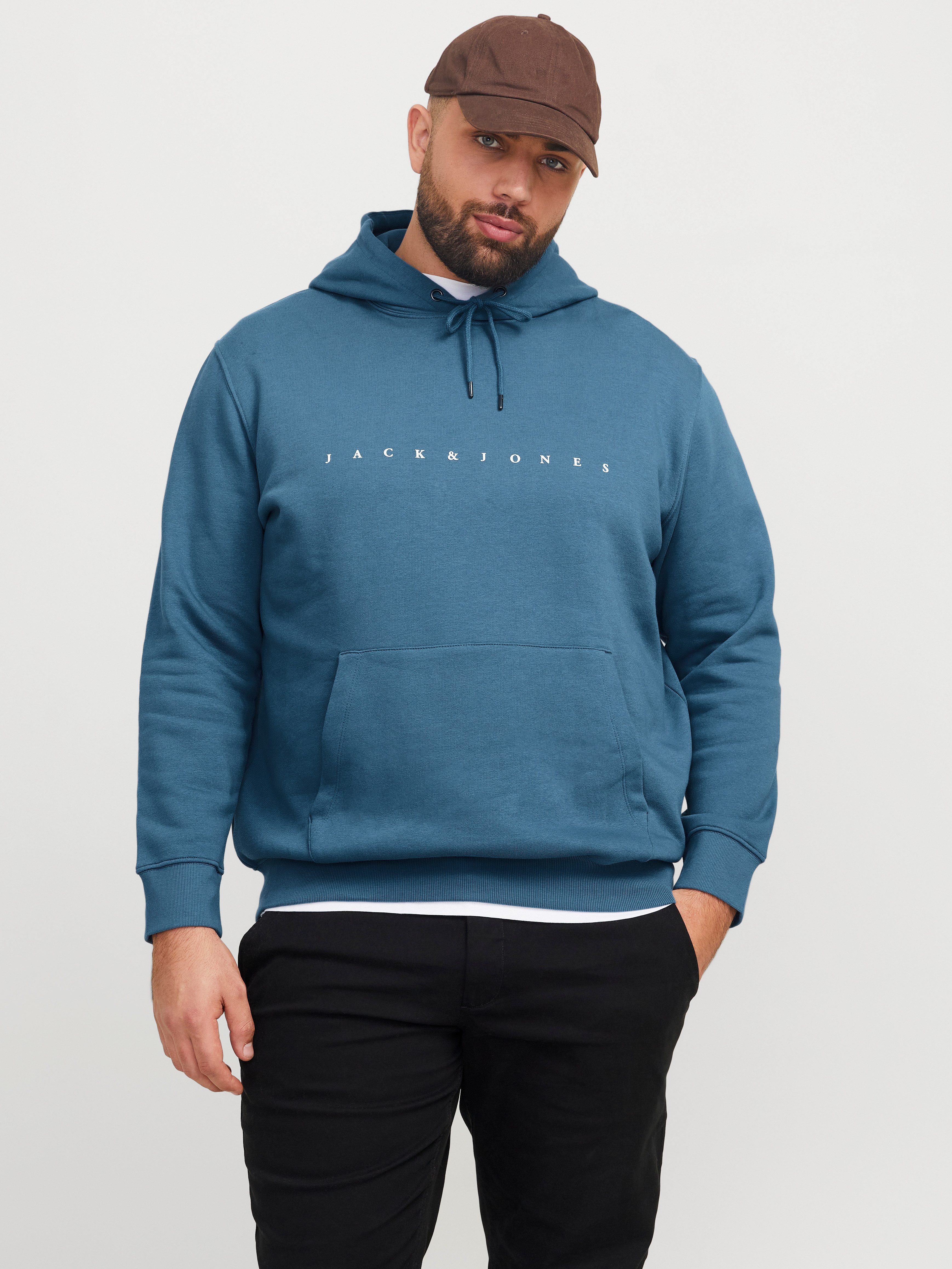 Jack & Jones PlusSize Hoodie JJESTAR JJ SWEAT HOOD NOOS PLS