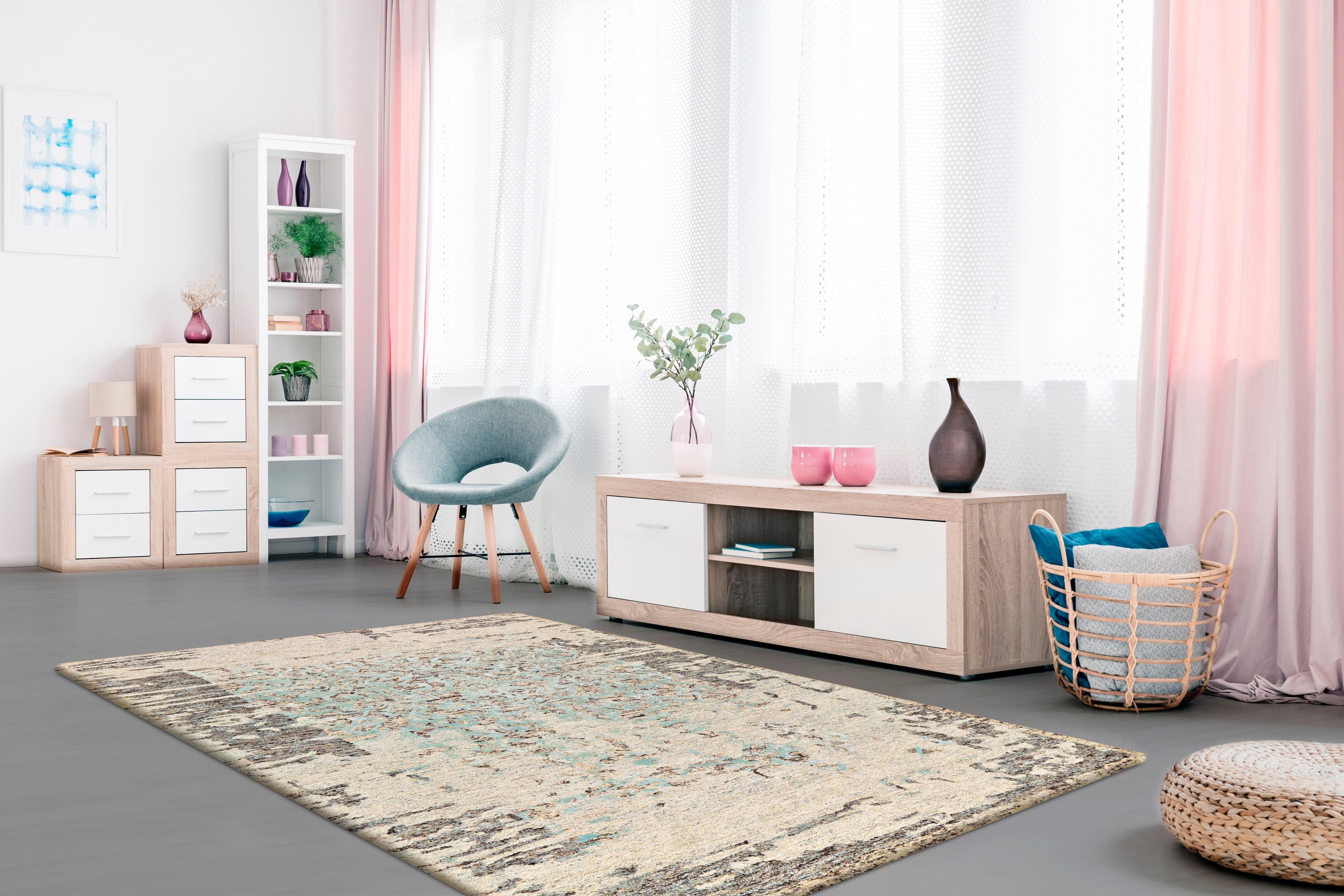 calo-deluxe Vloerkleed Shailene 1006 Korte pool, woonkamer